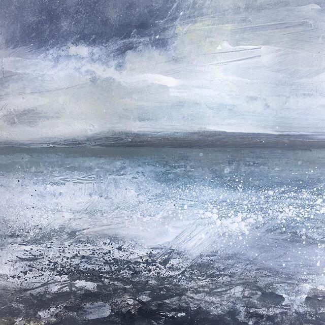 &lsquo;Running tide, The Swale..&rsquo; Mixed media on paper 20x20cm unframed &pound;180 (P&amp;P inc UK) for #artistsupportpledge 
Please DM for details, thank you.. .

#artistssupportpledge #artistsoninstagram #artforsale #buyart #mixedmedia #seasc