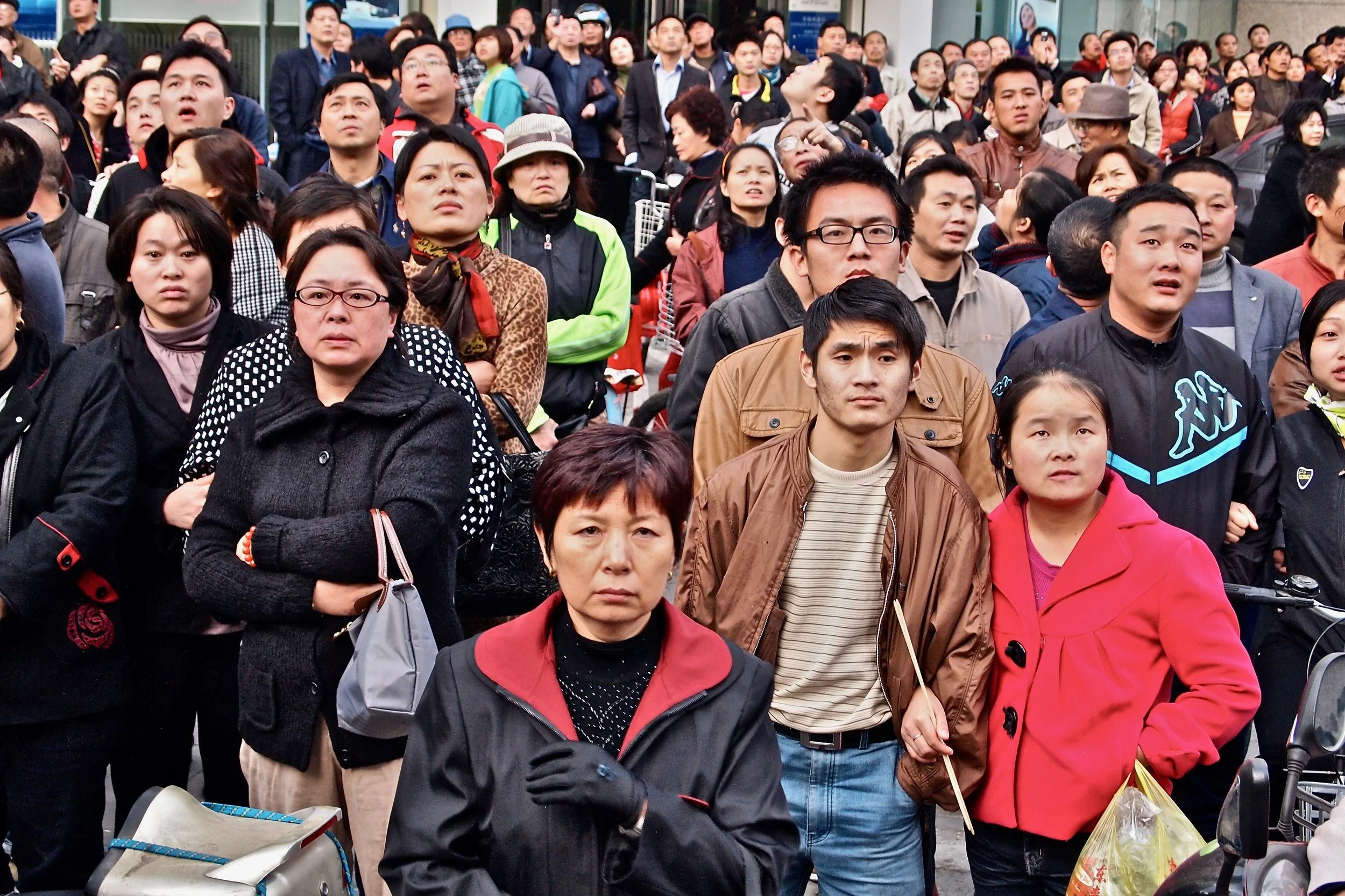 Crowd in Shanghai, China. (C) Remko Tanis