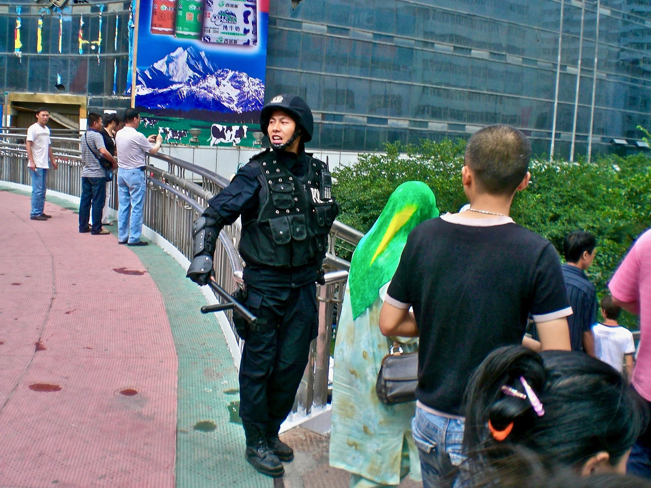 Urumqi, capital of Xinjiang, on high alert after deadly ethnic riots in 2009. (C) Remko Tanis