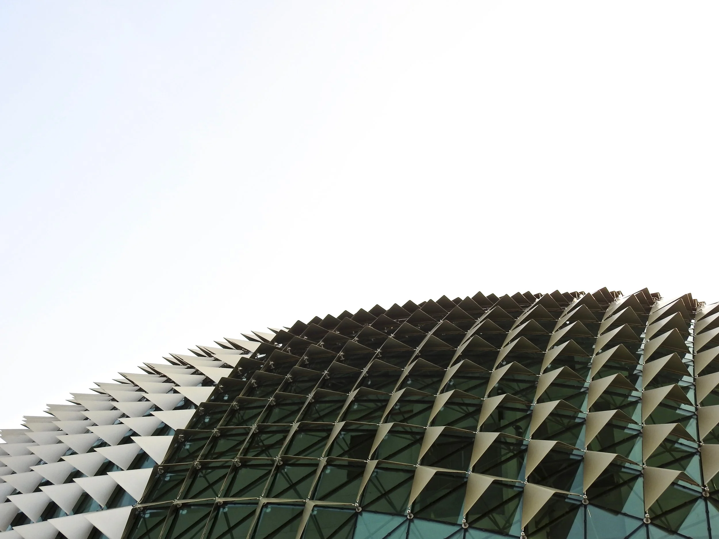 The Esplanade Theatre in Singapore is shaped like a durian. Photo: (C) Remko Tanis