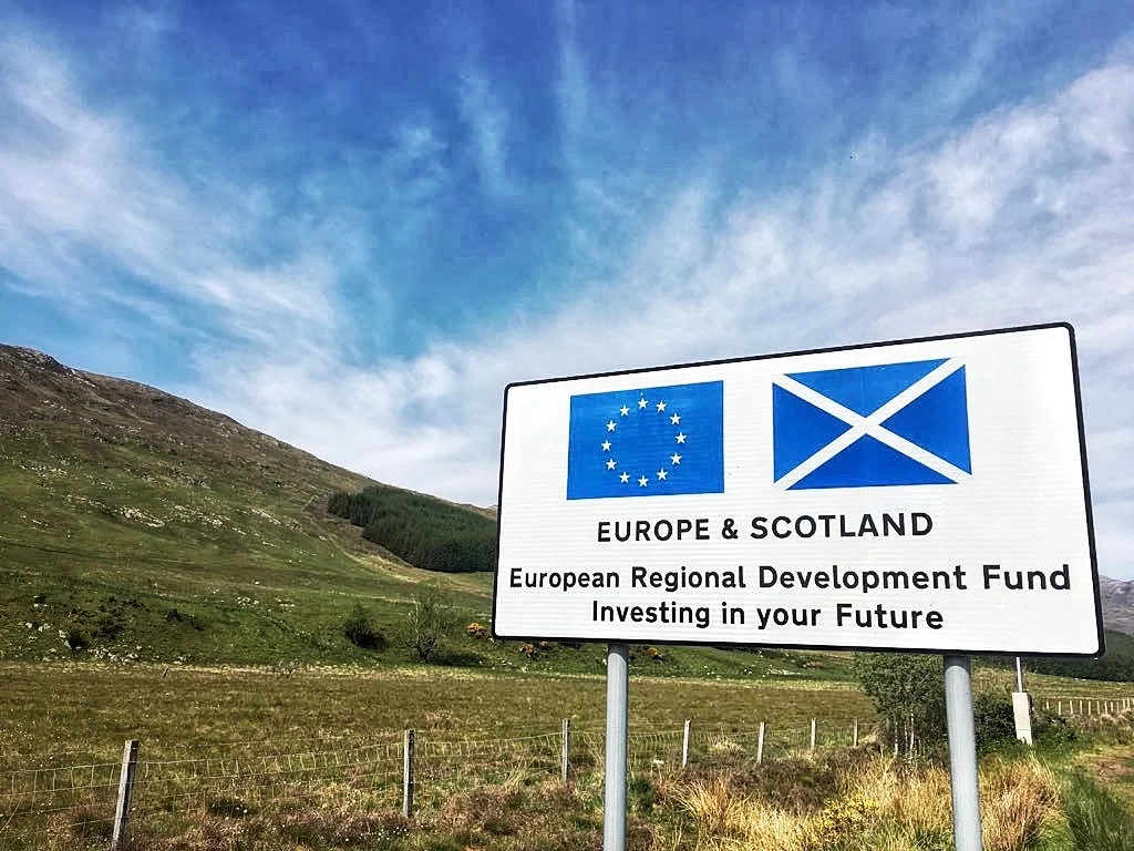 Scotland 2018, benefiting from European Union investments while it still can. Photo: (C) Remko Tanis