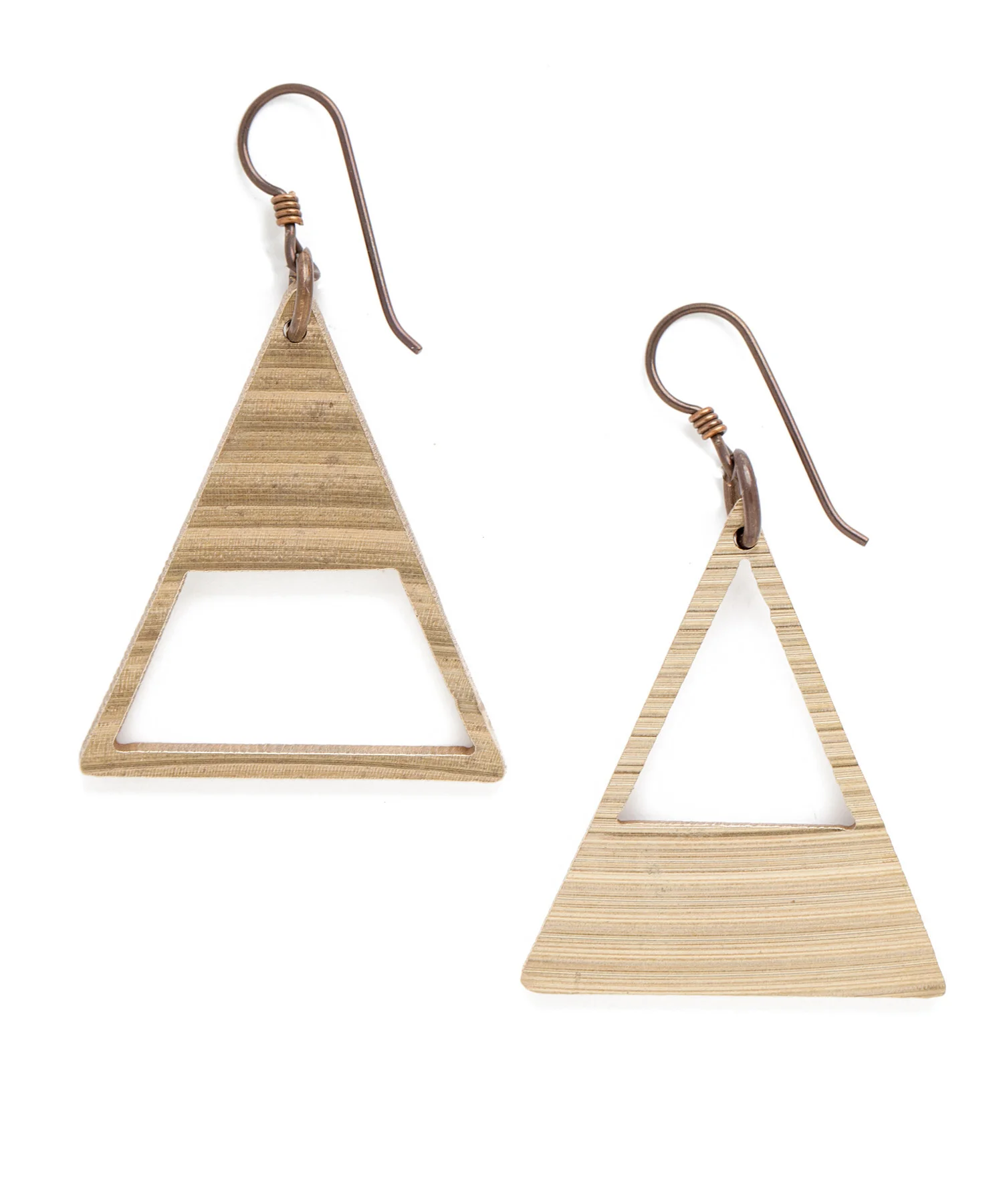 Earrings Made from Cymbals