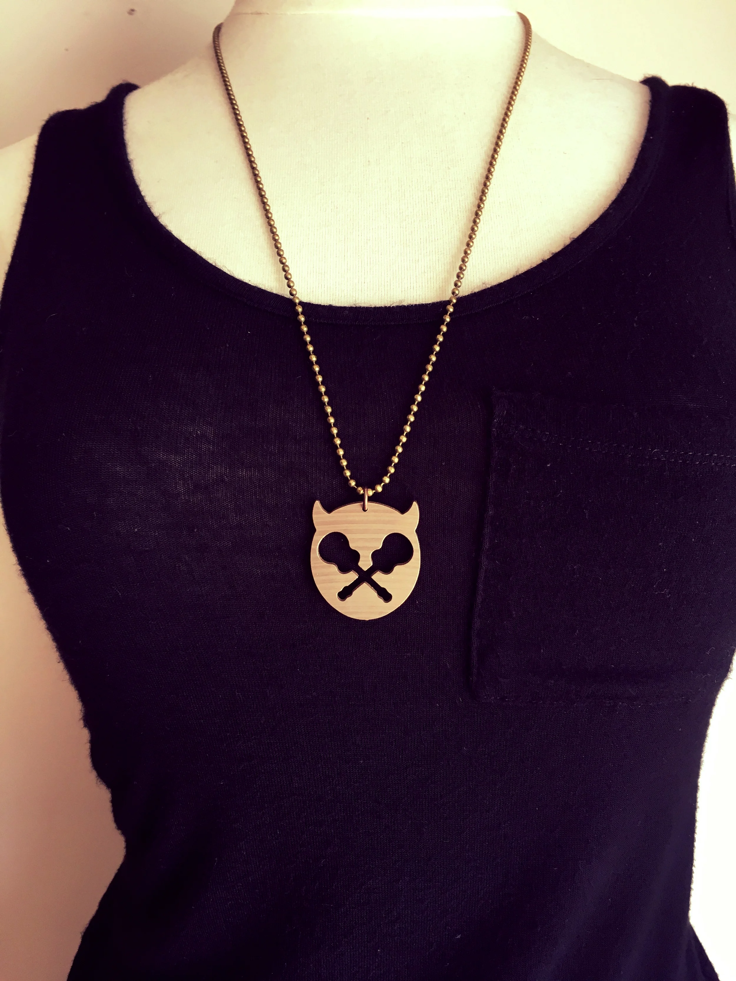 Robert Johnson Necklaces made of Recycled Cymbals