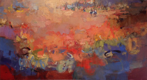 "Ventures" oil on canvas 30" x 54"