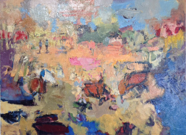 "Clearing" oil on canvas 36" x 48" 