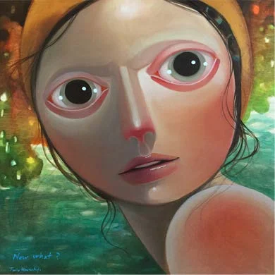  “Now What?” - oil on wood 30 x 30in. 2016