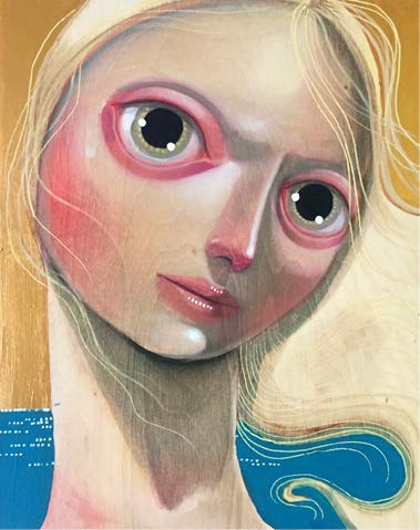  “The Reluctant Bather” - oil on wood 11 x 14 in. 2016