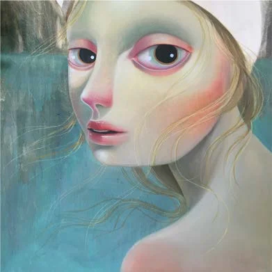 “There In The Deep She Could Not Be Reached” - oil on wood 30 x 30in. 2016