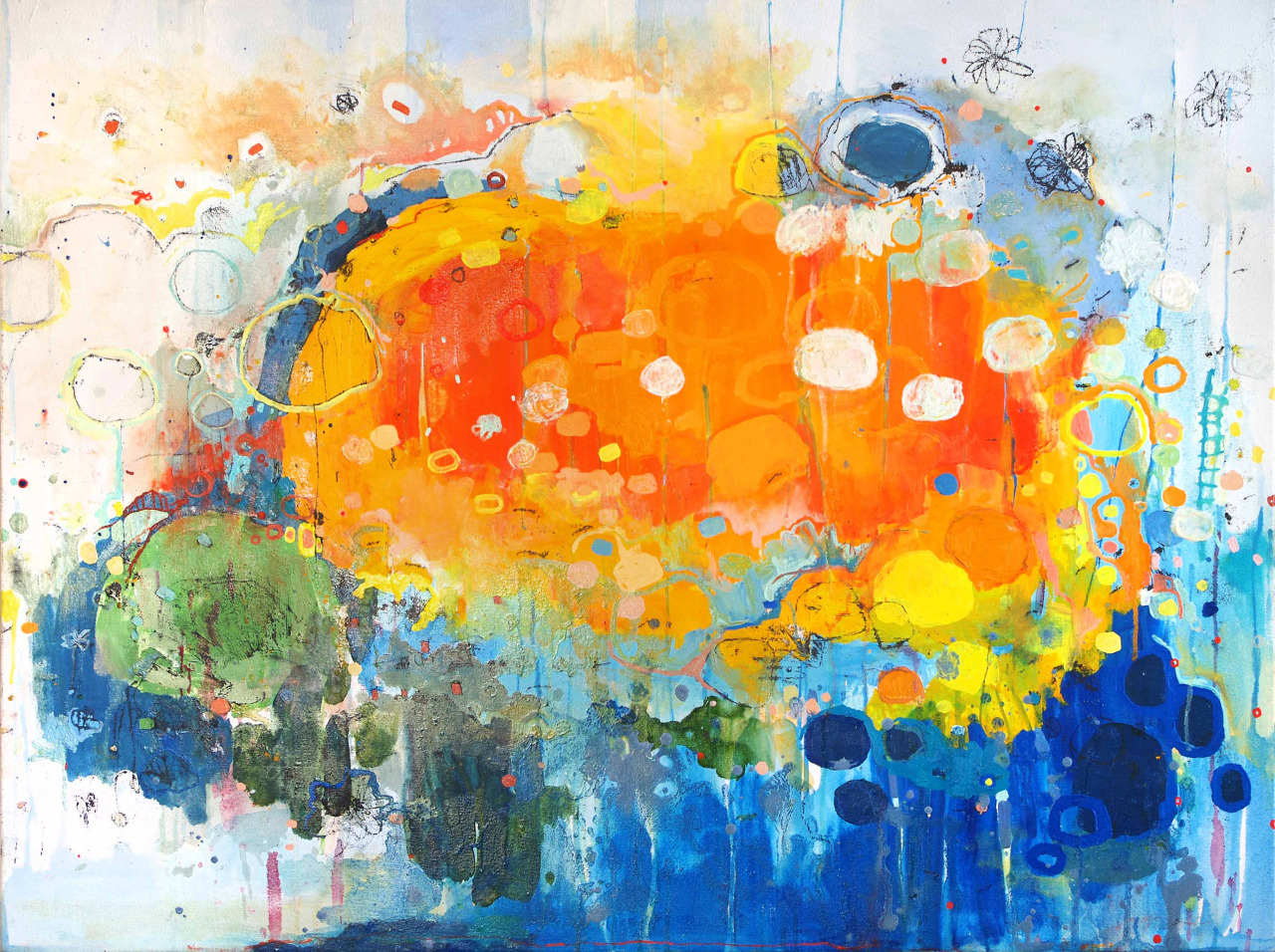  Because You Disagree (#62), 2016 - Oil on canvas, 30” x 40”