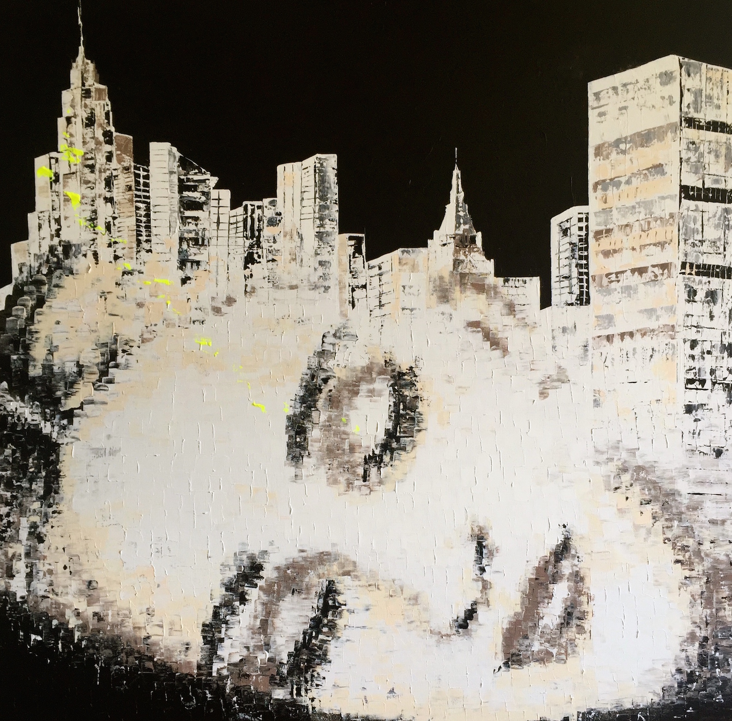 "Magic Dream 6" Acrylic on canvas - 47 X 47 in.