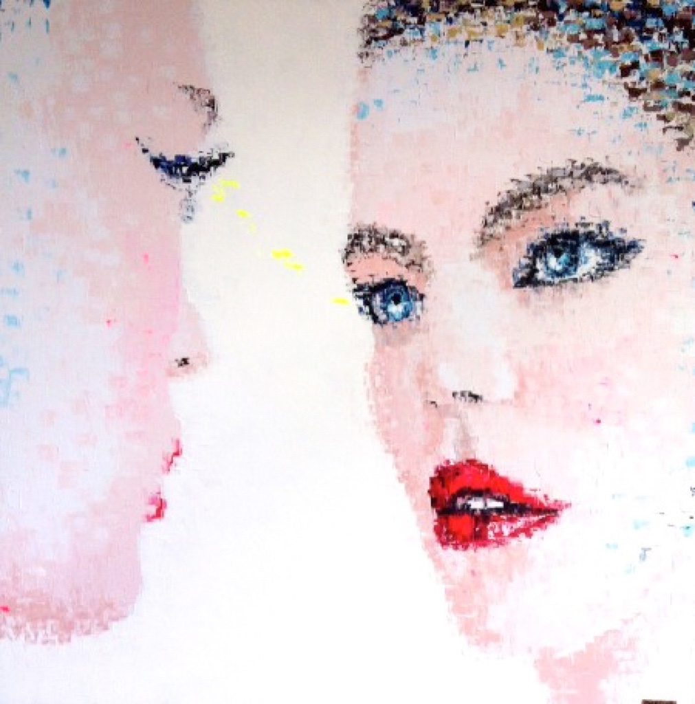 "Magic Dream 2" Acrylic on canvas - 47 X 47 in.