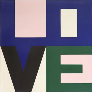 Love #5 - acrylic on canvas - 50 x 50 in.