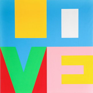 Love #7 - acrylic on canvas - 50 x 50 in.