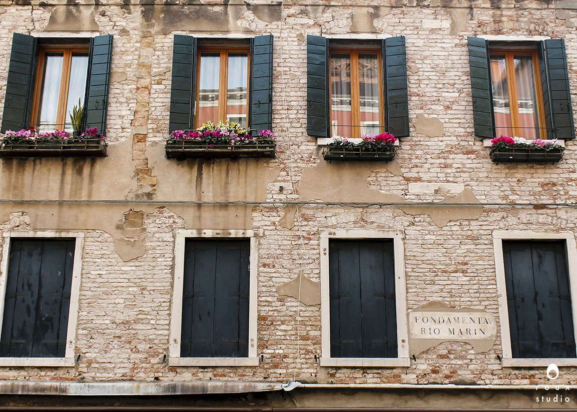 window boxes venice, italy | april 2014