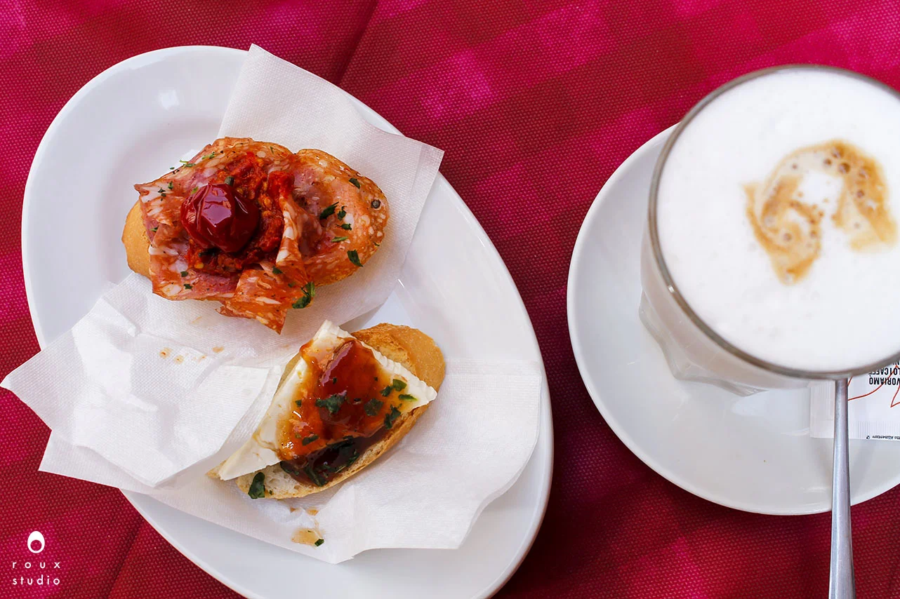cicchetti + latte venice, italy | april 2014