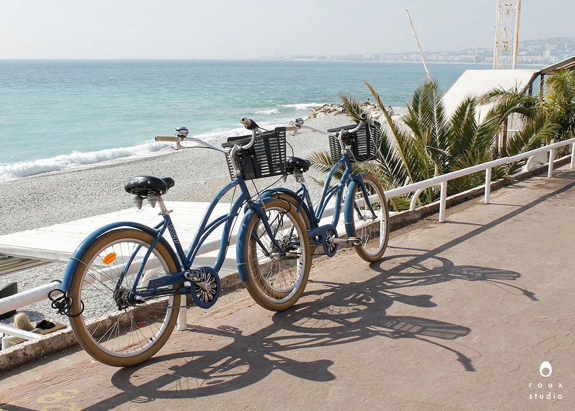 bikes on the promenade nice, france | march 2014