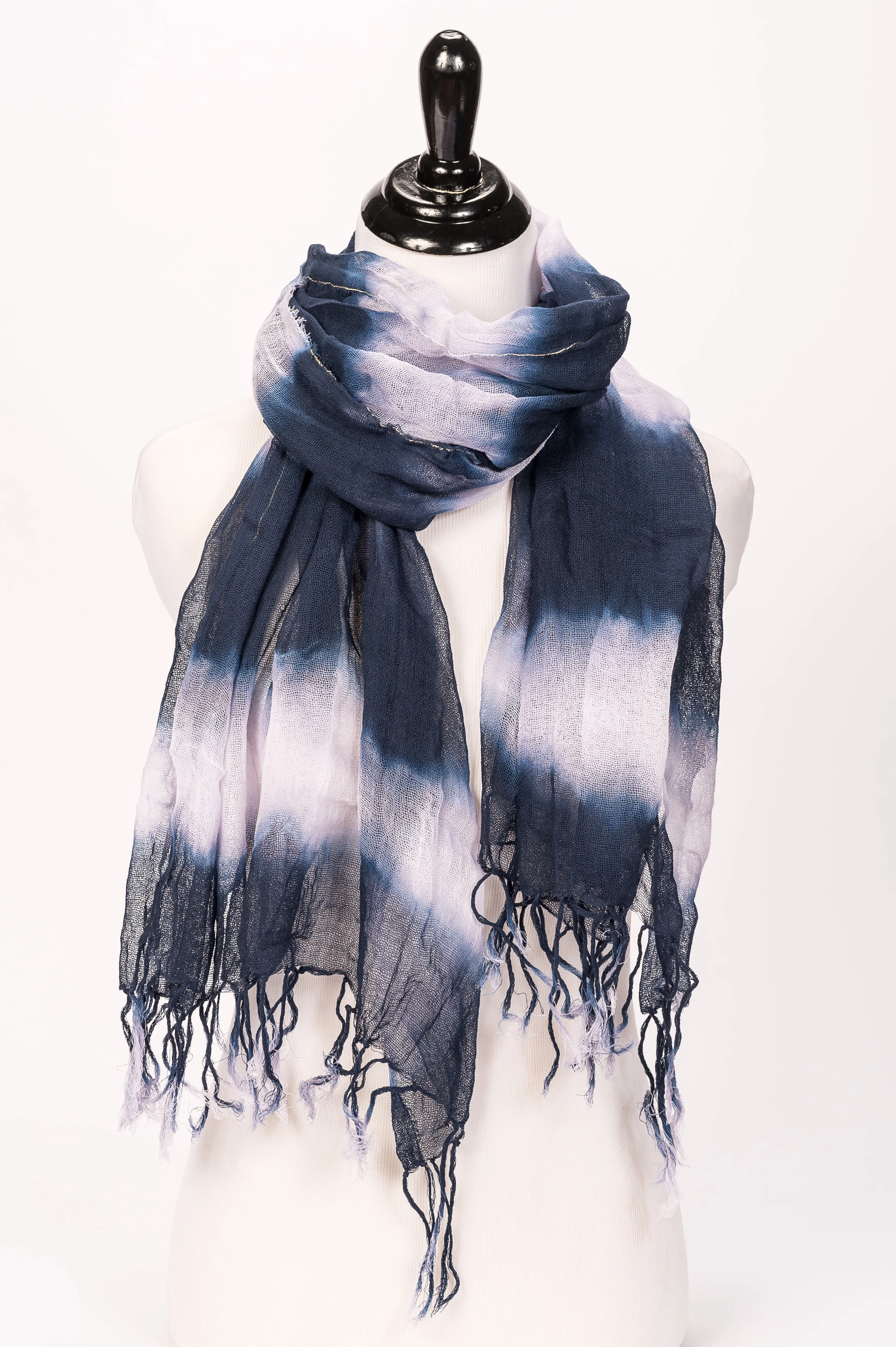 Indigo/White