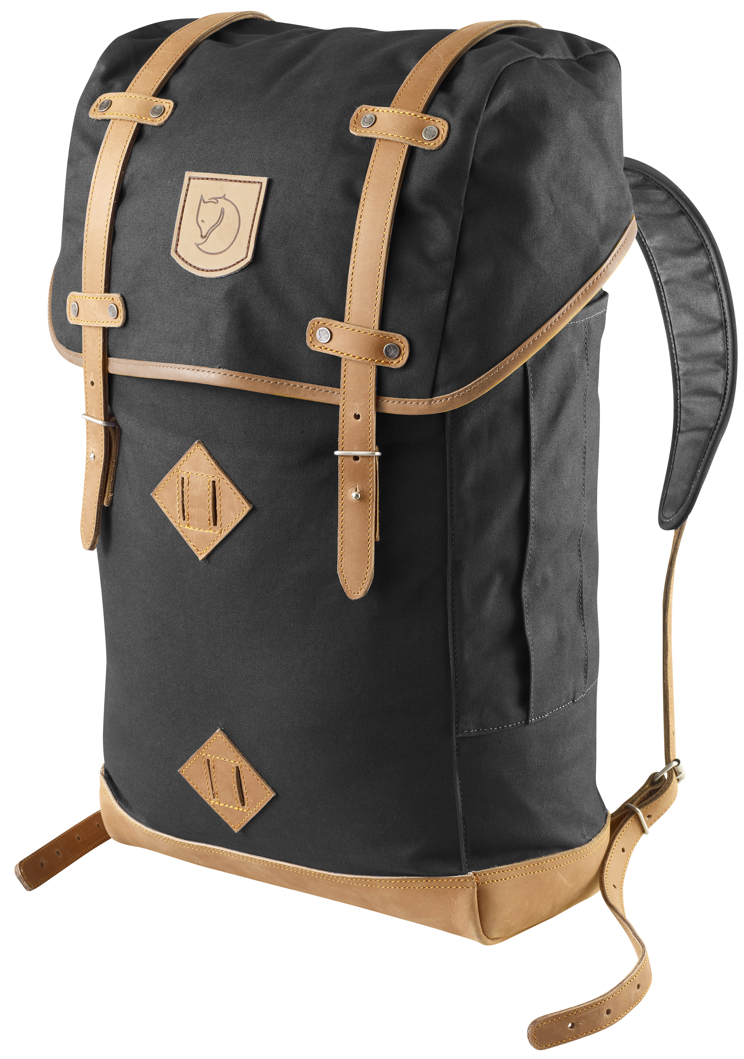 Fjällräven: The Rucksack This pack want to climb mountains just for the epic selfie! A heavy-duty day hiker/overnighter built to last! If packed smart, you could easily use this for an overnight beach trip or into the hills. Being a poly/cotton waxed canvas, the fabric on its own is water resistant but by waxing the fabric further, you can almost make it waterproof. The wax comes in a block which you just rub onto the fabric as lightly or as heavy as you want, and then you just melt it in with a blow-drier. Made in Vietnam $200 fjallraven.us