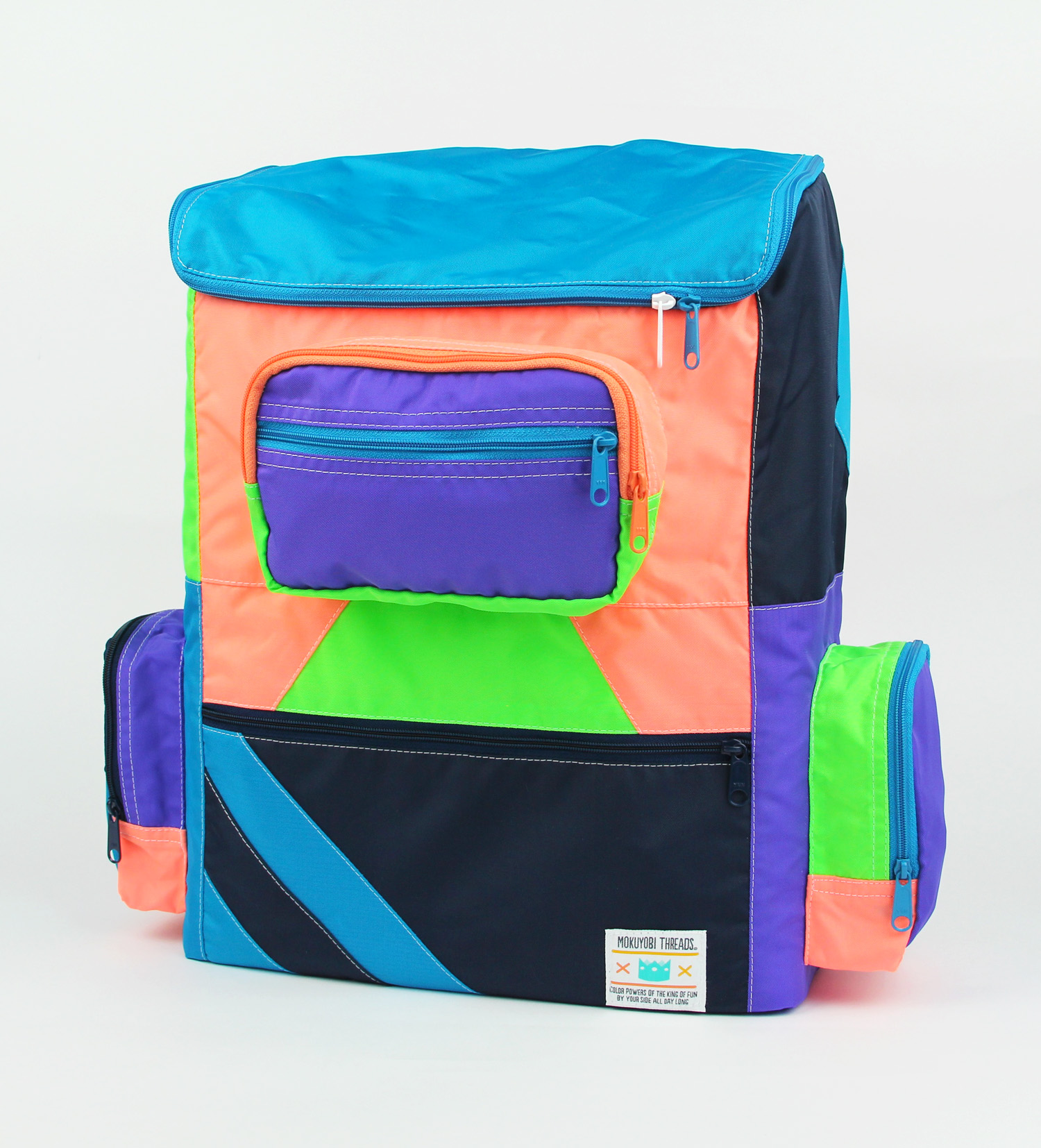 Mokuyobi Threads // Alex These colors like to eat pizza and want to play video games in a hard-to-find mountain tavern on another planet. Space travelers can fill the many pockets with gifts from Earth. The foam walls work as a cooler, so you can bring some cold ones along for the spaceship ride. $152 // mokuyobithreads.com // Made in California 