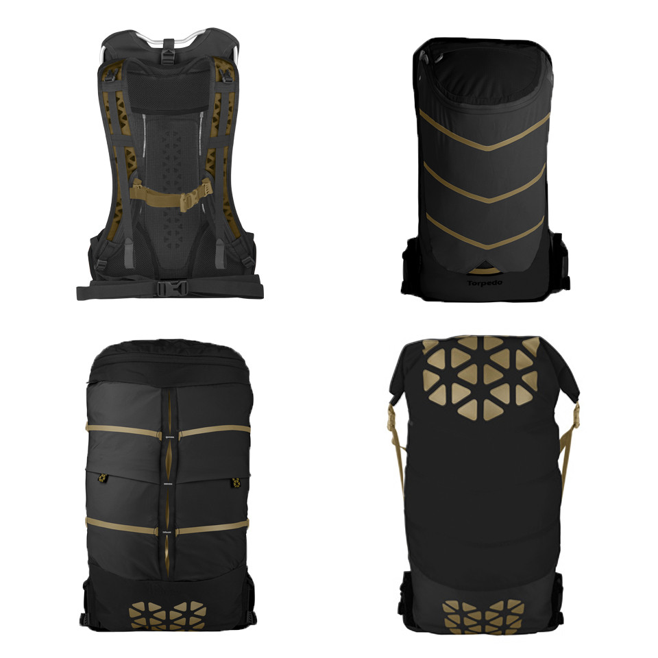 Boreas // Bootlegger Do you adventure in many different ways? Try this badass on for size. A frame with three different backpack options: a submersible waterproof one called the Scrimshaw, a well-organized daypack called the Hopper, and a hydration pack called the Torpedo. It’s way smarter than these words can express. $199.99 // boreasgear.com // Made in China