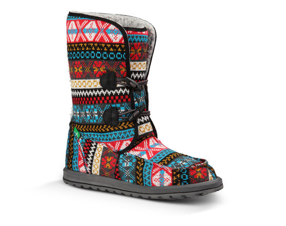 Have you been outside lately? It's colder than a rattlesnake's night fart (cold blooded). So keep you're lovely feet warm with these plush boots from your buds at Sanuk .