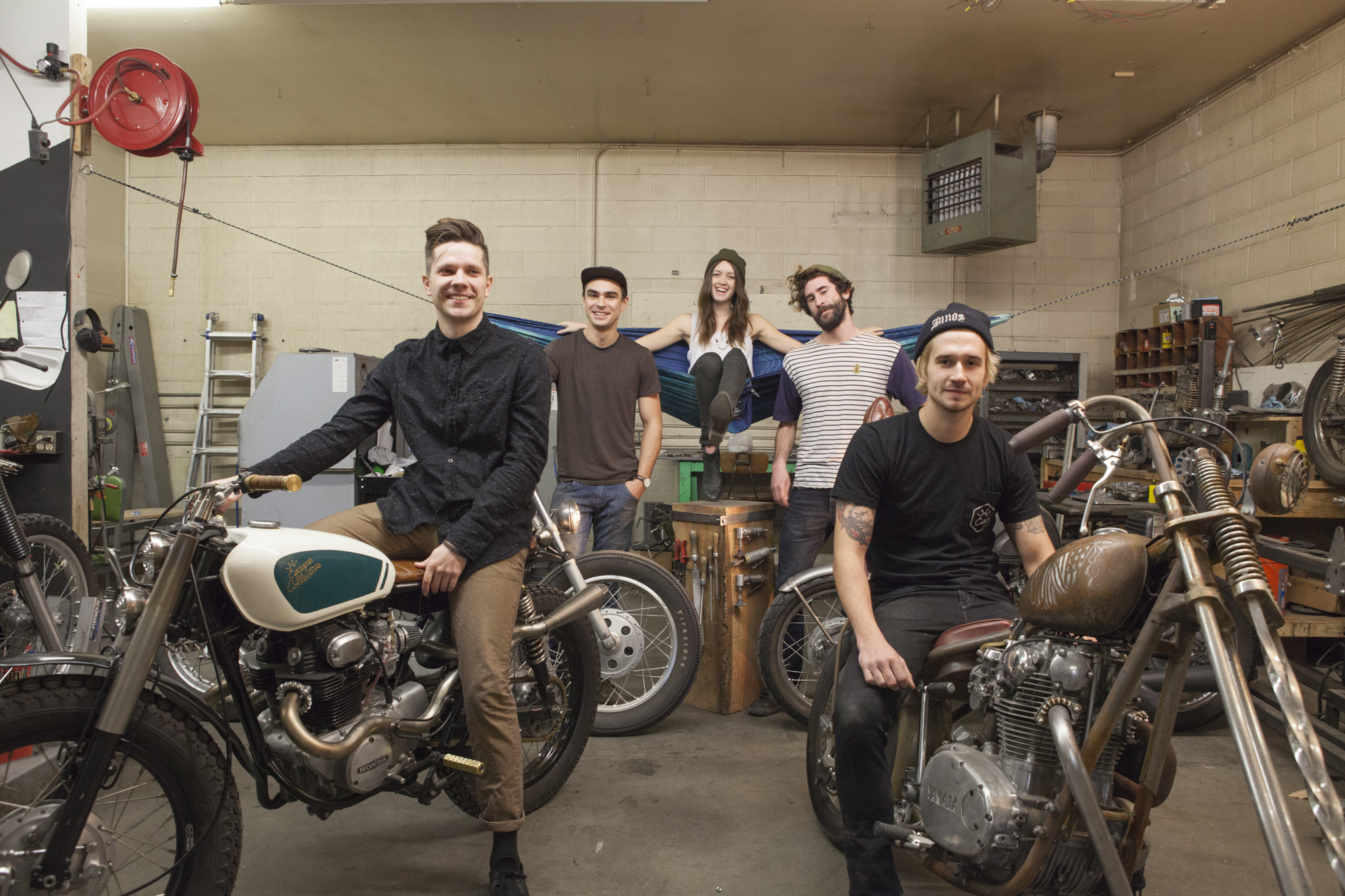  Escape Collective is Hill Hudson, Andy Carlson, Kara Jean Caldwell, Conor Kennedy, Marshall Birnbaum, and Trevor Thorpe.