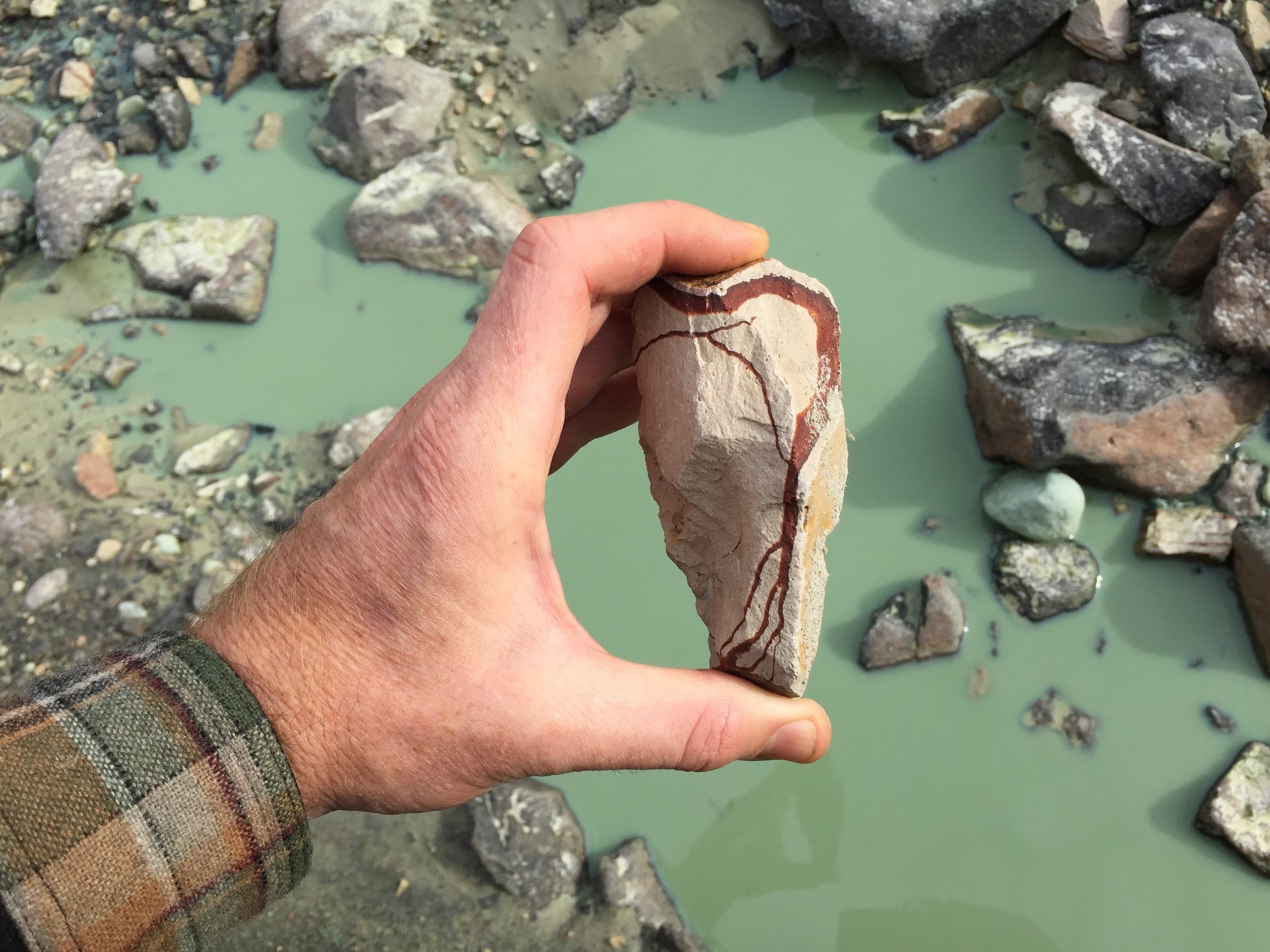 I put this rock back exactly where I found it.