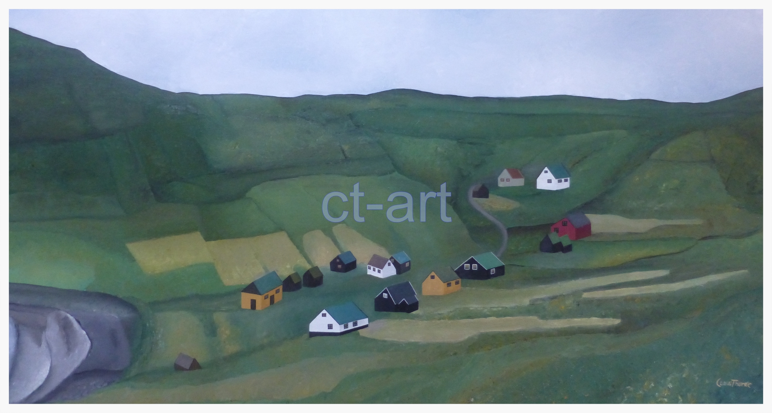 Dalur ved høsttid - 80 x 150 cm