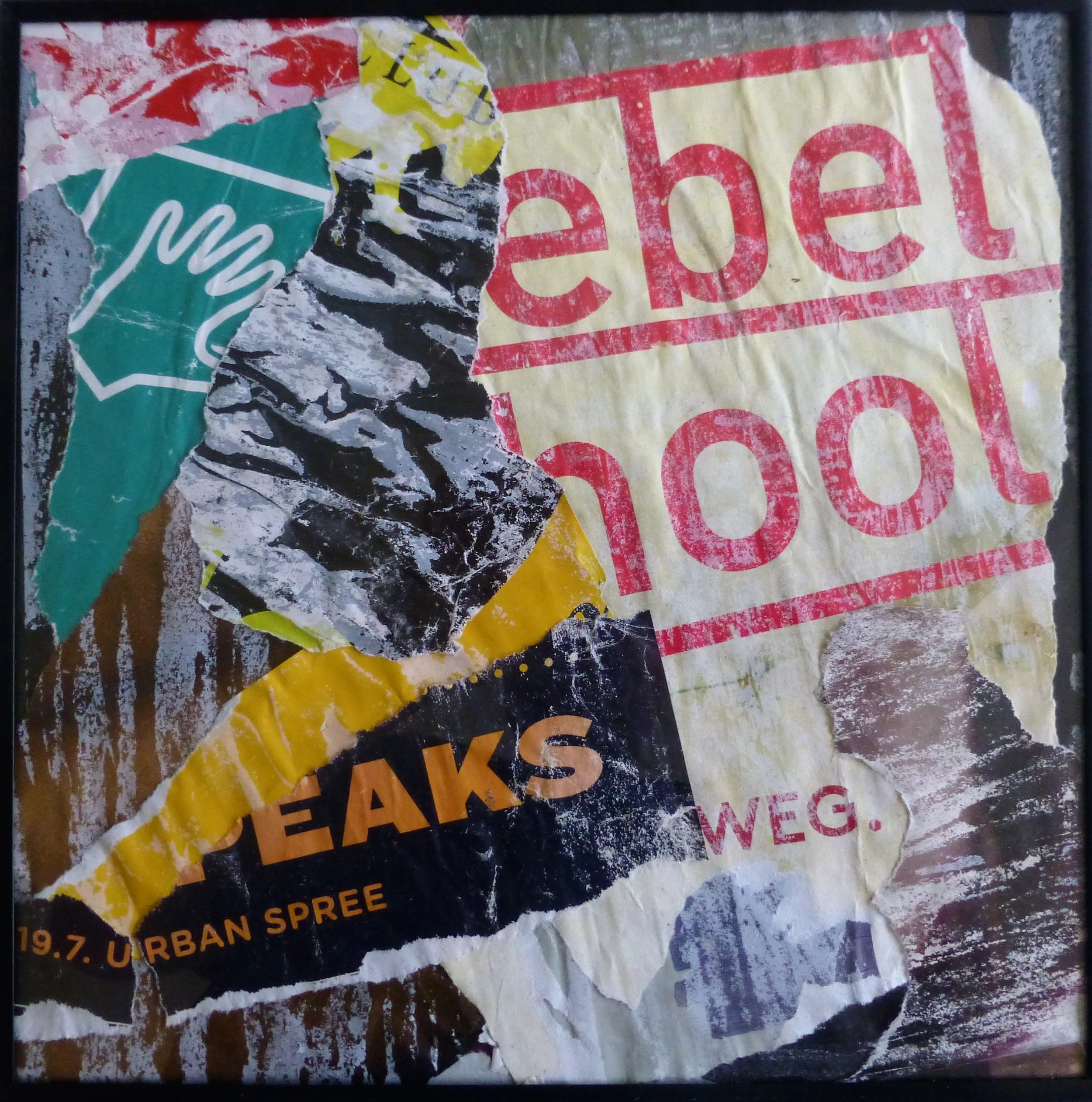 Street Poster Art - Berlin 2017 No. 9 - 32 x 32 cm