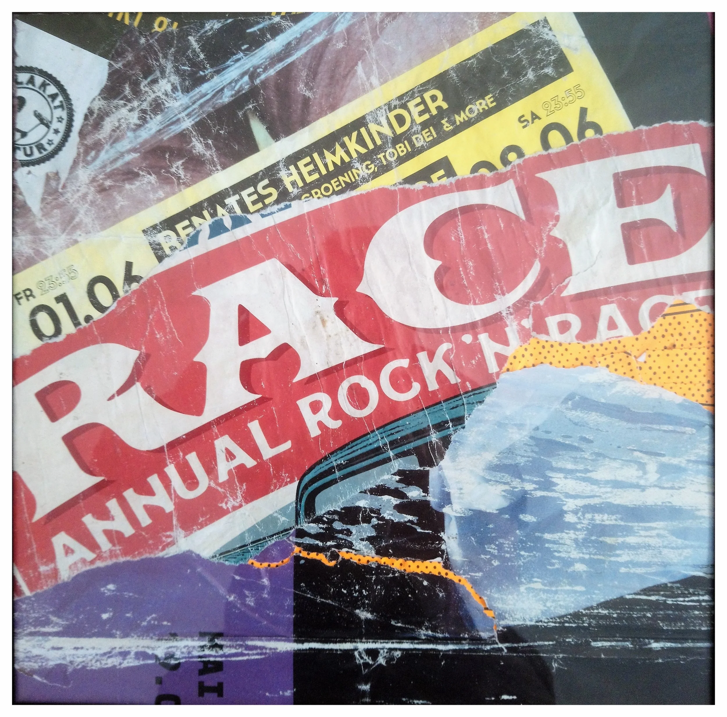 Street Poster Art - Berlin 2018 No. 7 - 32 x 32 cm