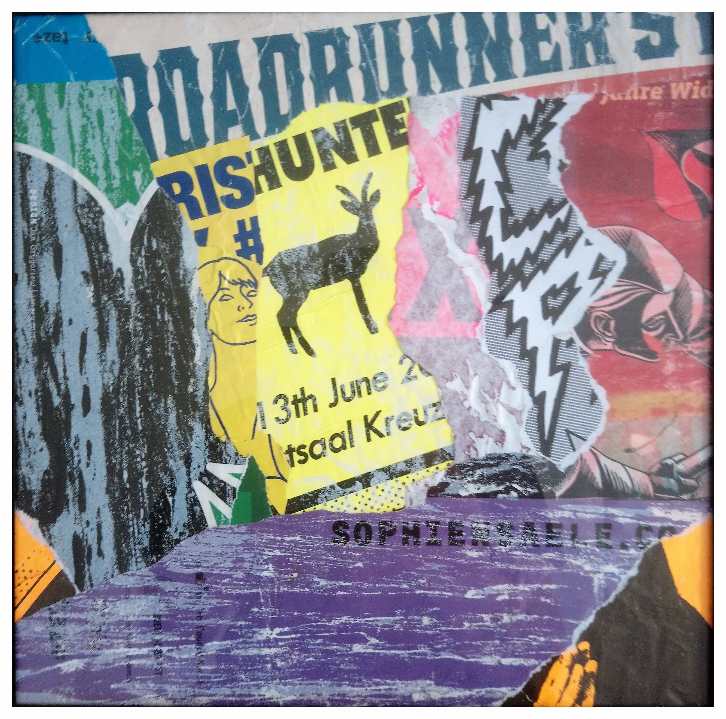 Street Poster Art - Berlin 2018 No. 10 - 32 x 32 cm