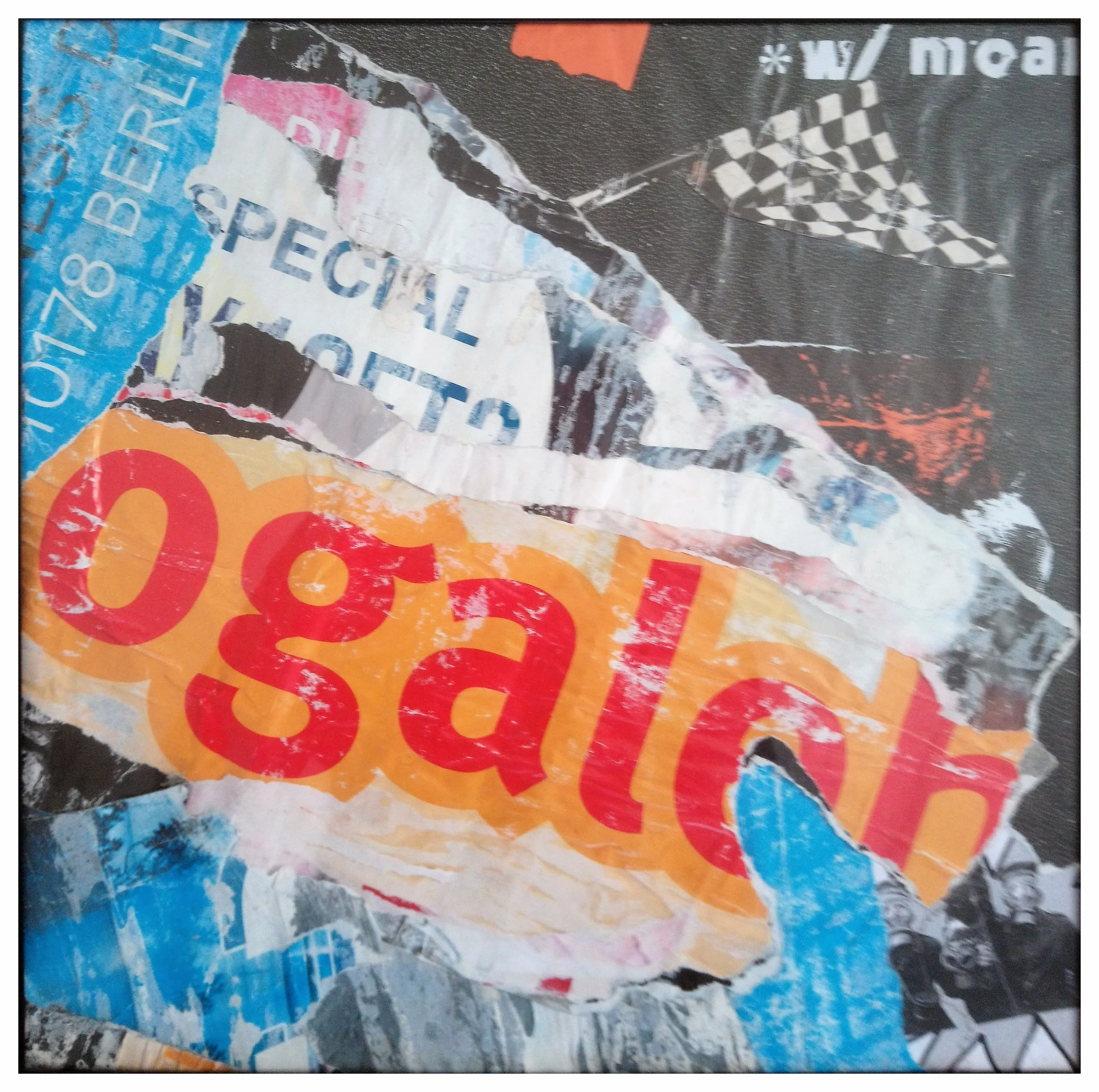 Street Poster Art - Berlin 2018 No. 8 - 32 x 32 cm