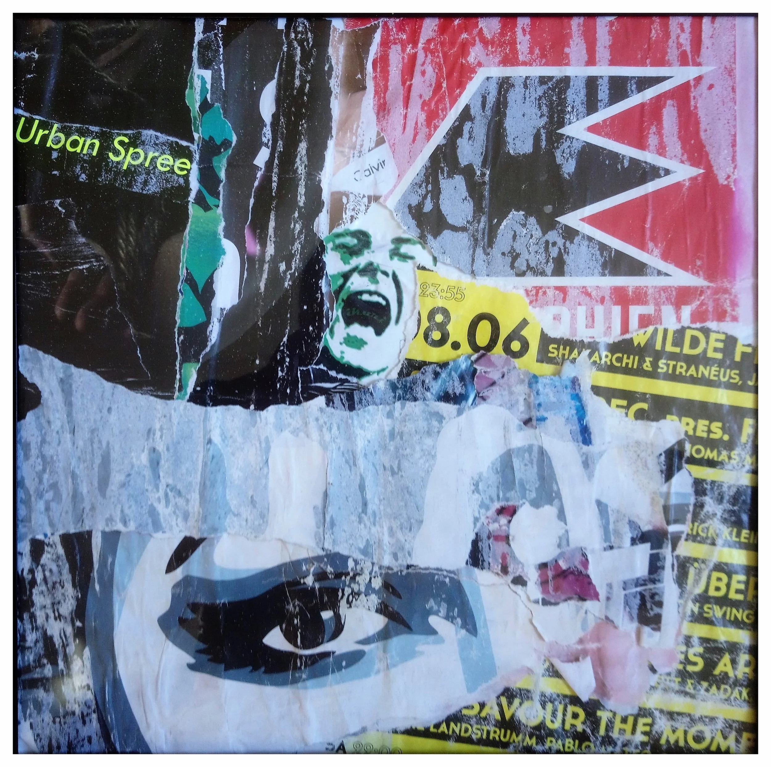 Street Poster Art - Berlin 2018 No. 3 - 32 x 32 cm