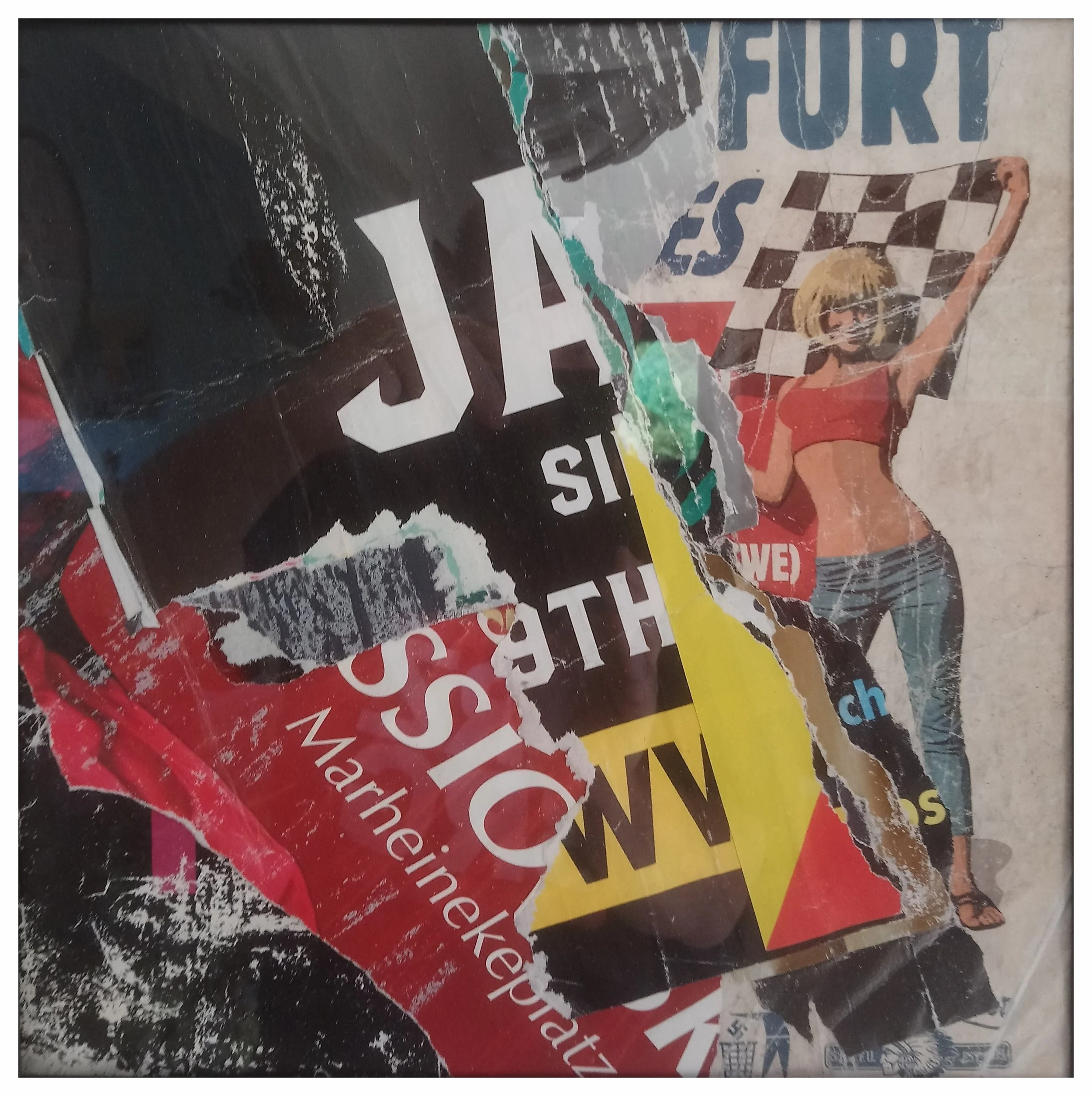 Street Poster Art - Berlin 2018 No. 1 - 32 x 32 cm