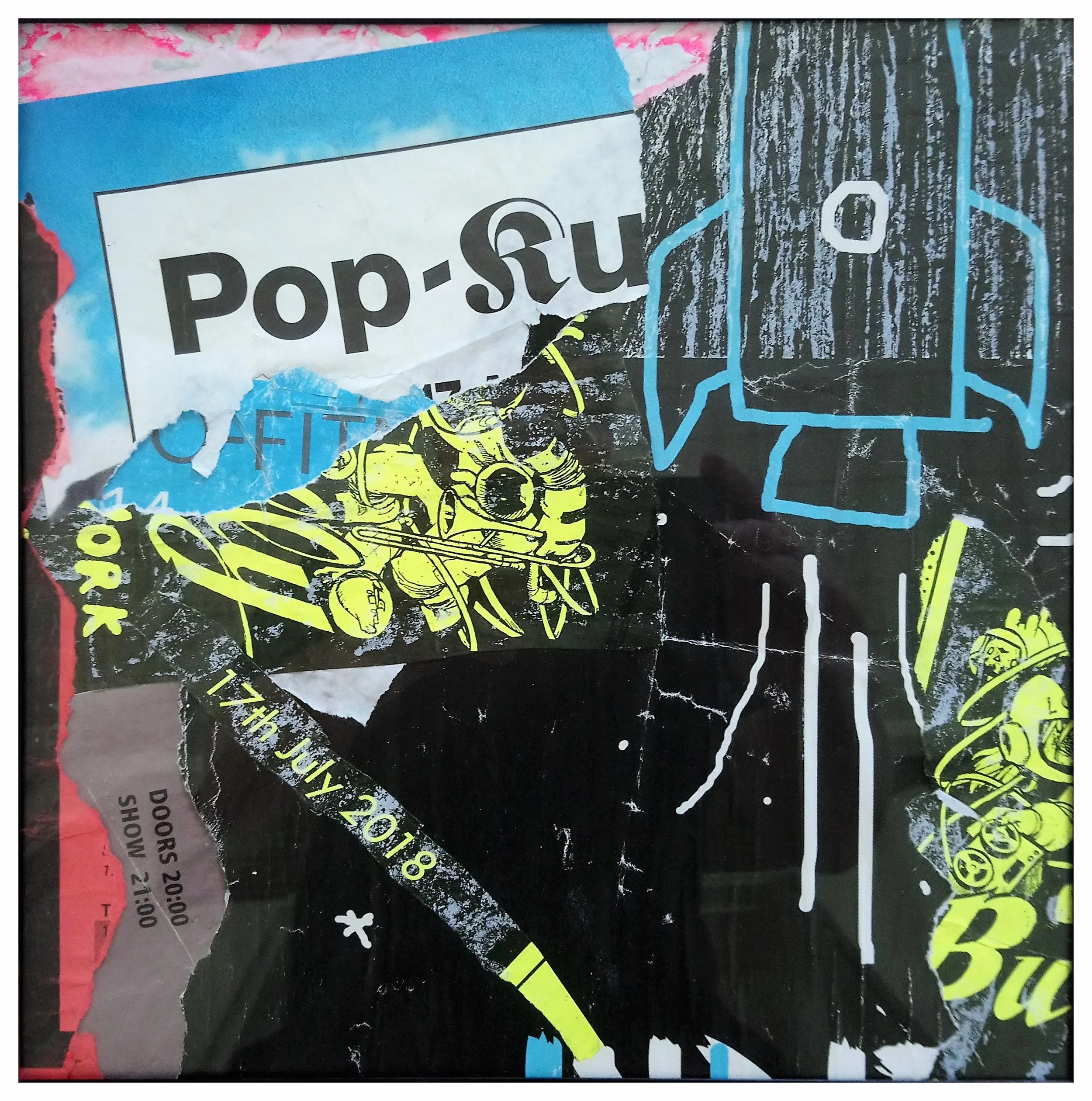 Street Poster Art - Berlin 2018 No. 12 - 32 x 32 cm