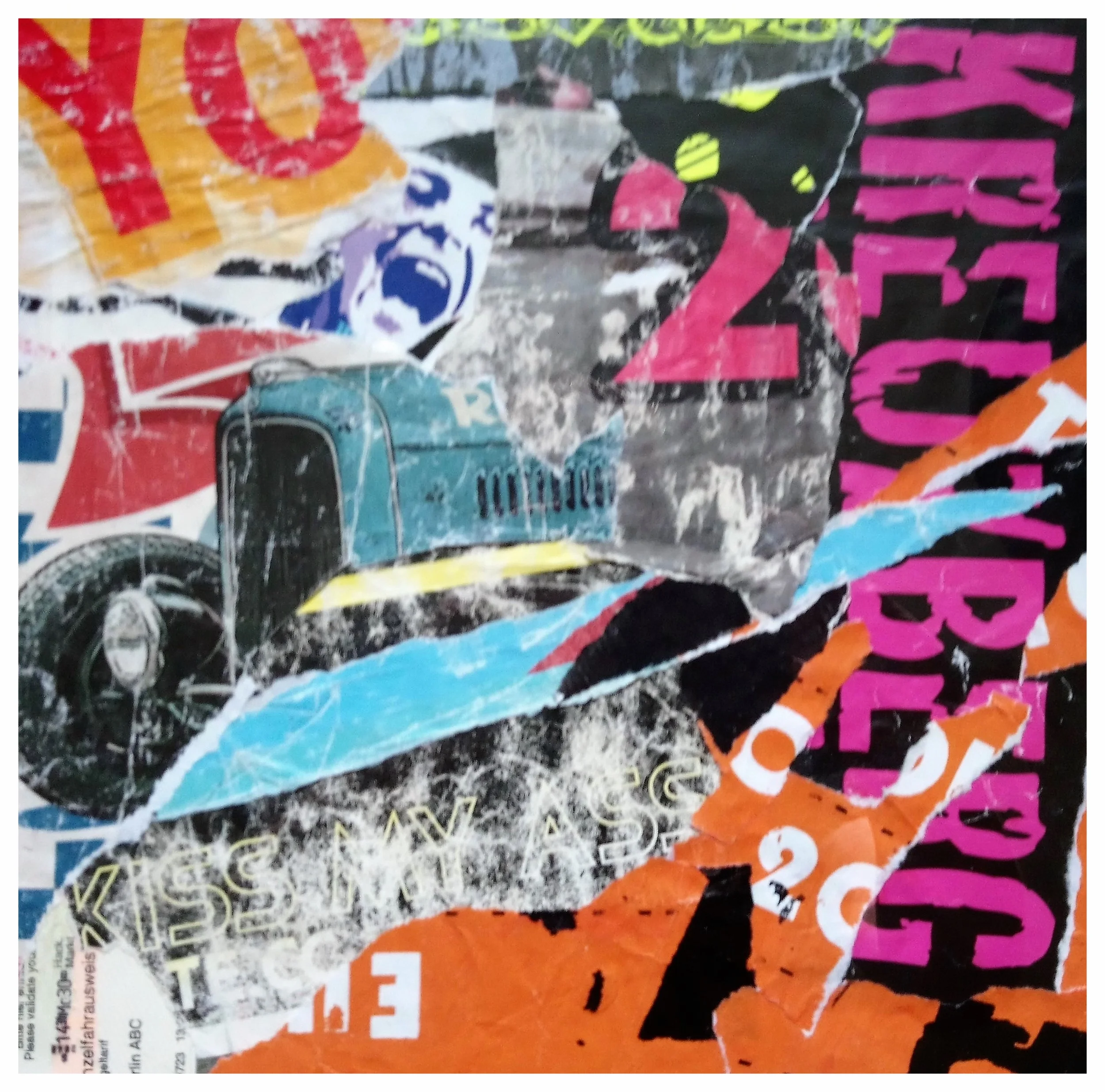 Street Poster Art - Berlin 2018 No. 14 - 32 x 32 cm
