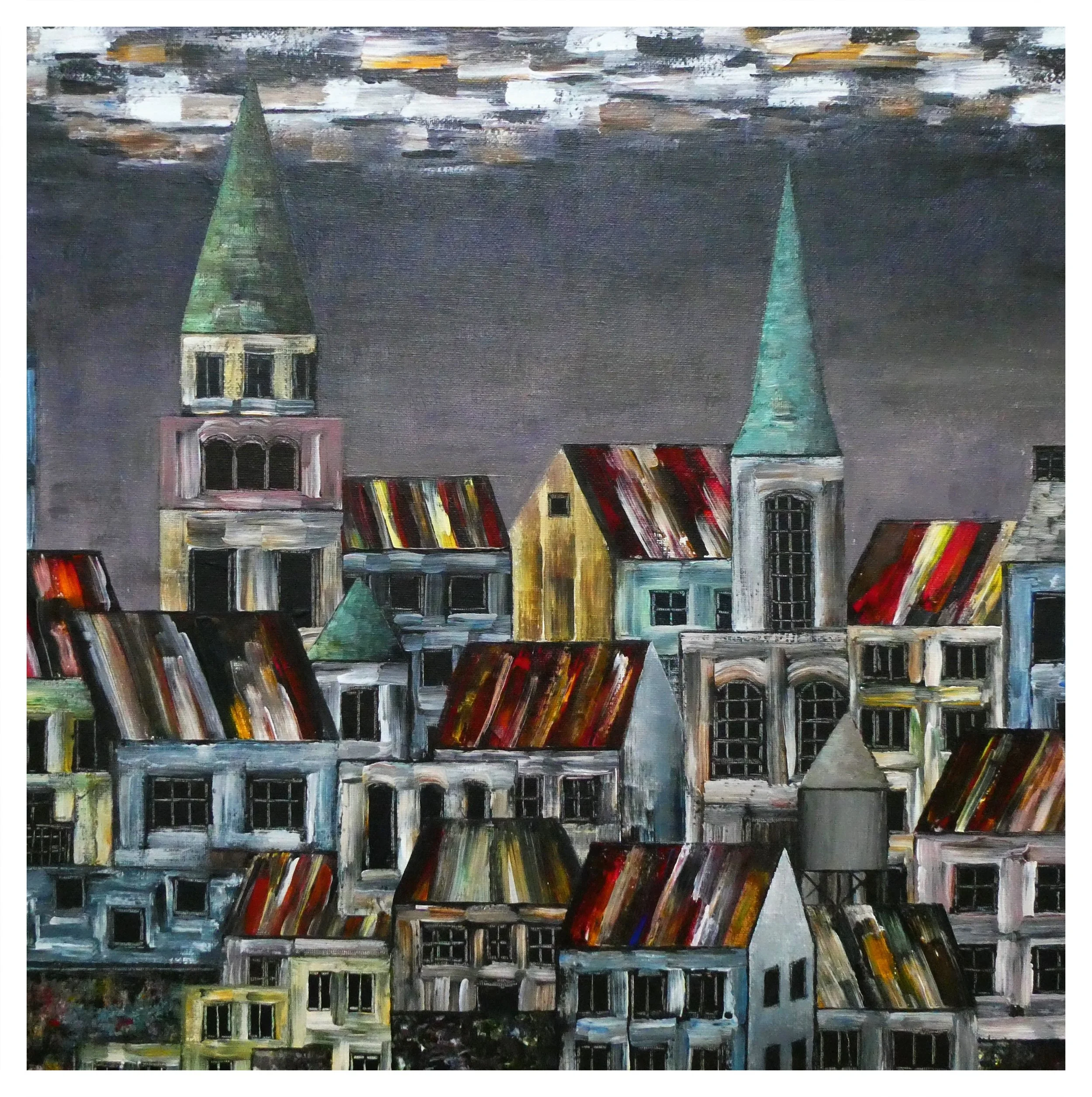 Night Time - 40 X 40 cm