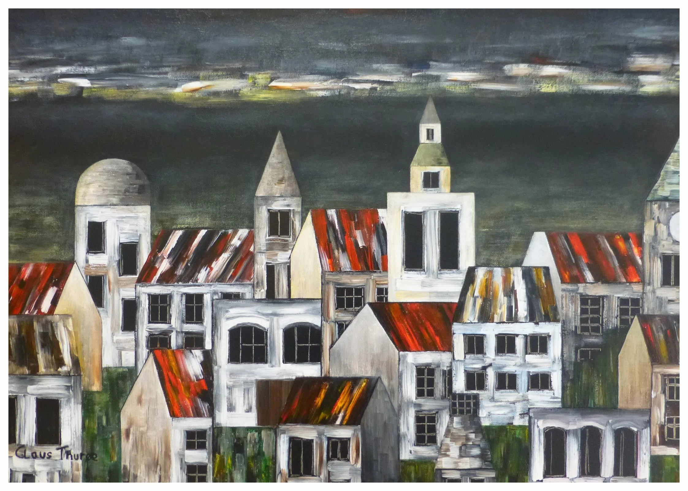 "Dark Horizon" - 50 x 70 cm