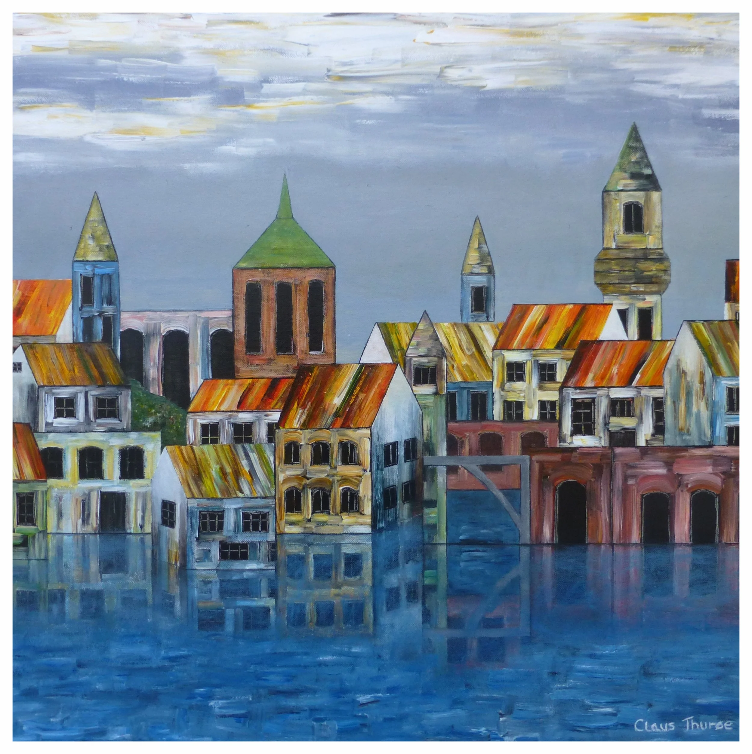 Oberbaumbrücke - 60 x 60 cm