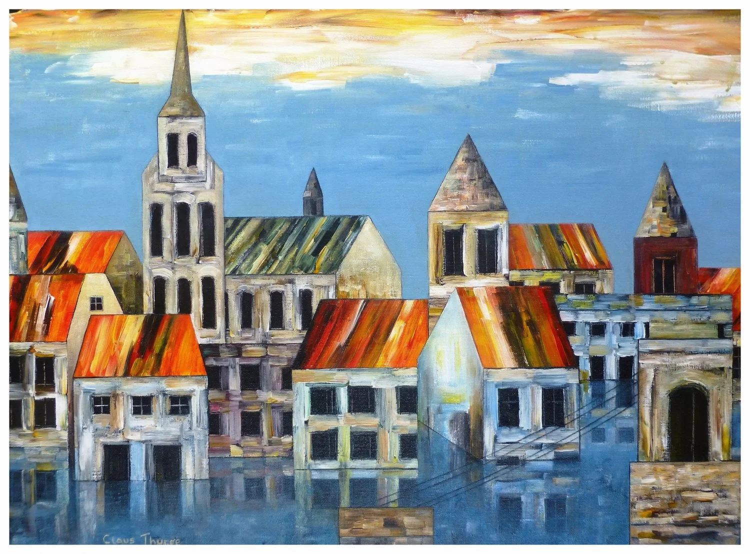 Buda West Bank - 60 x 80 cm