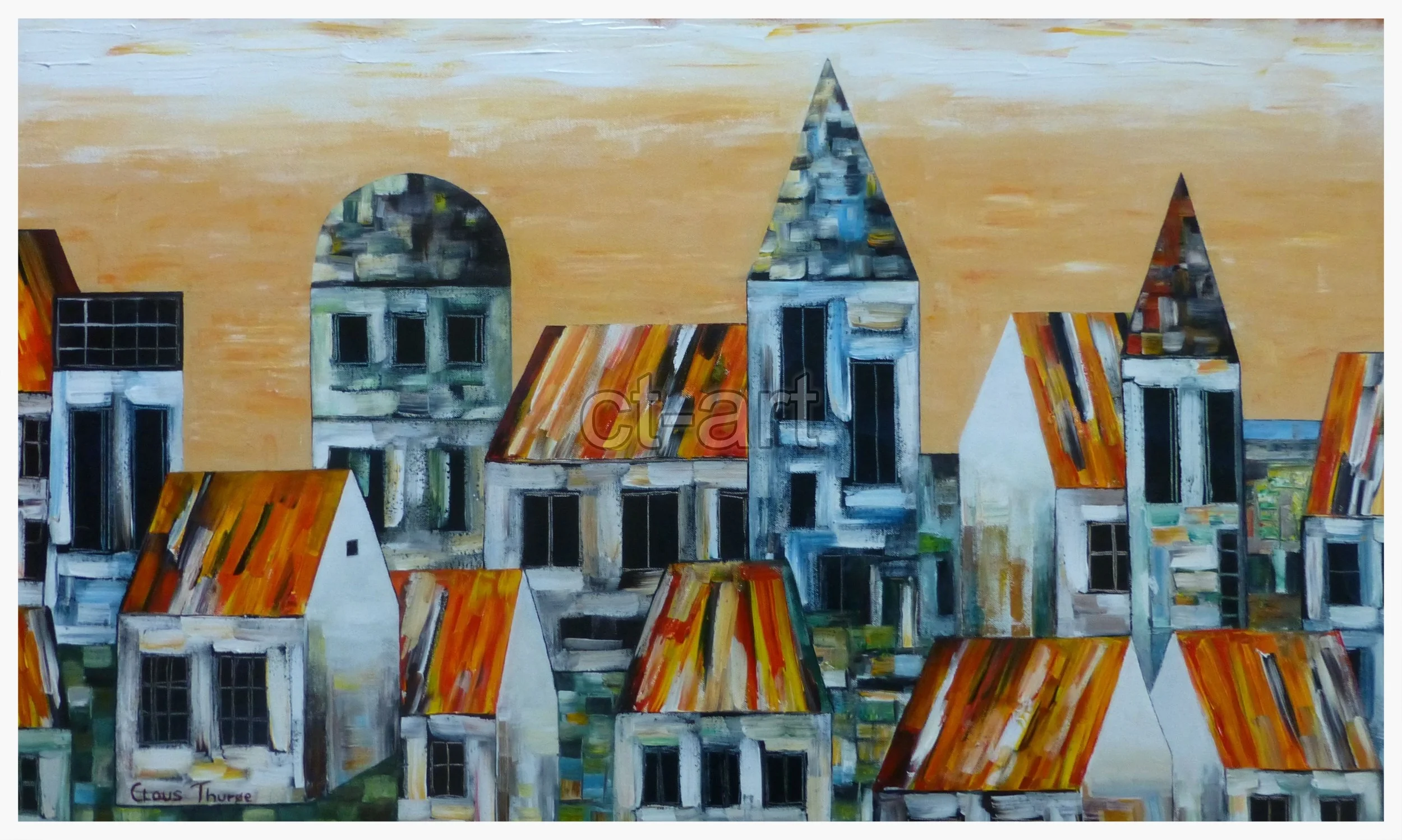View from the Gallery - 60 x 100 cm