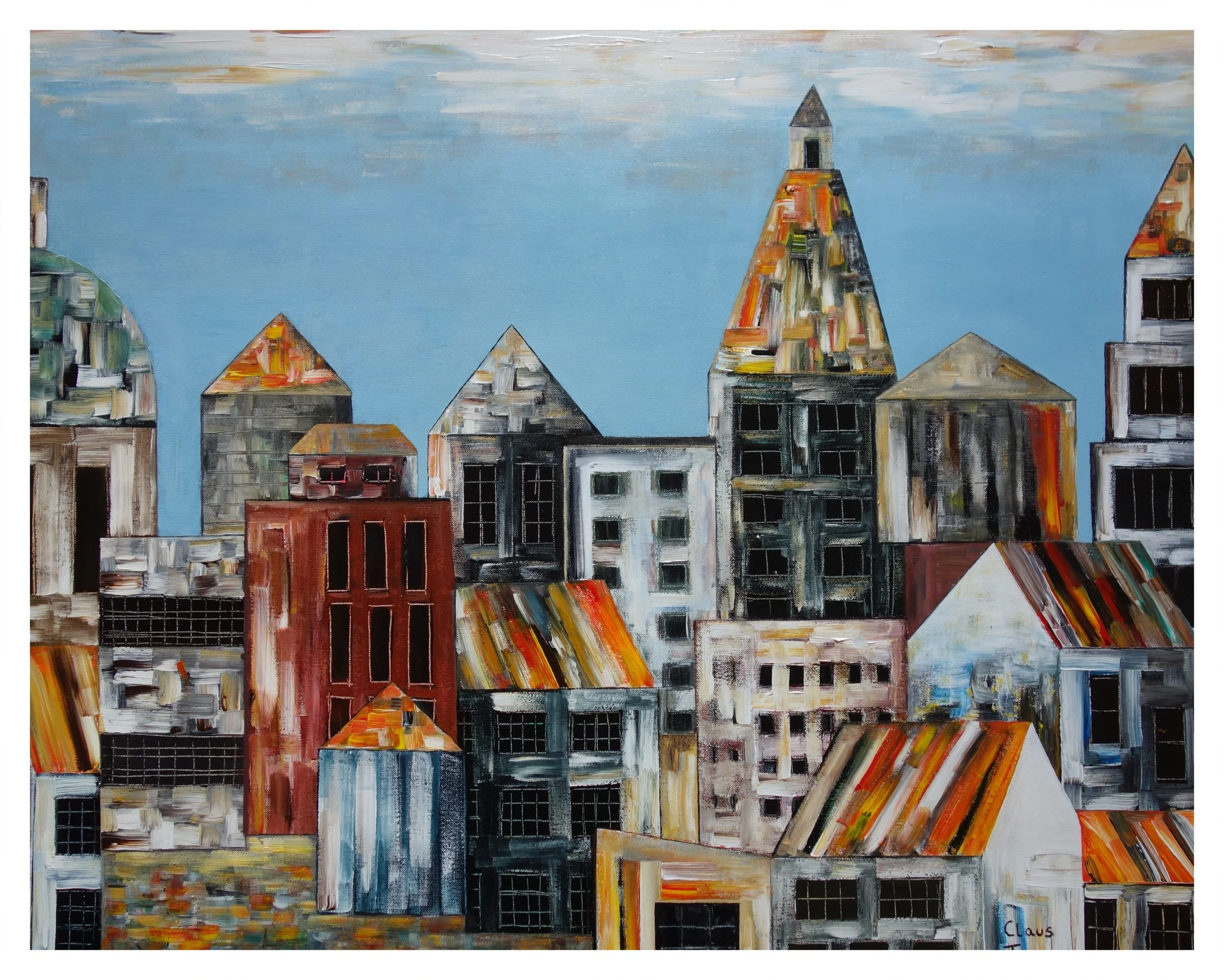 Canal Street, New York - 80 x 100 cm