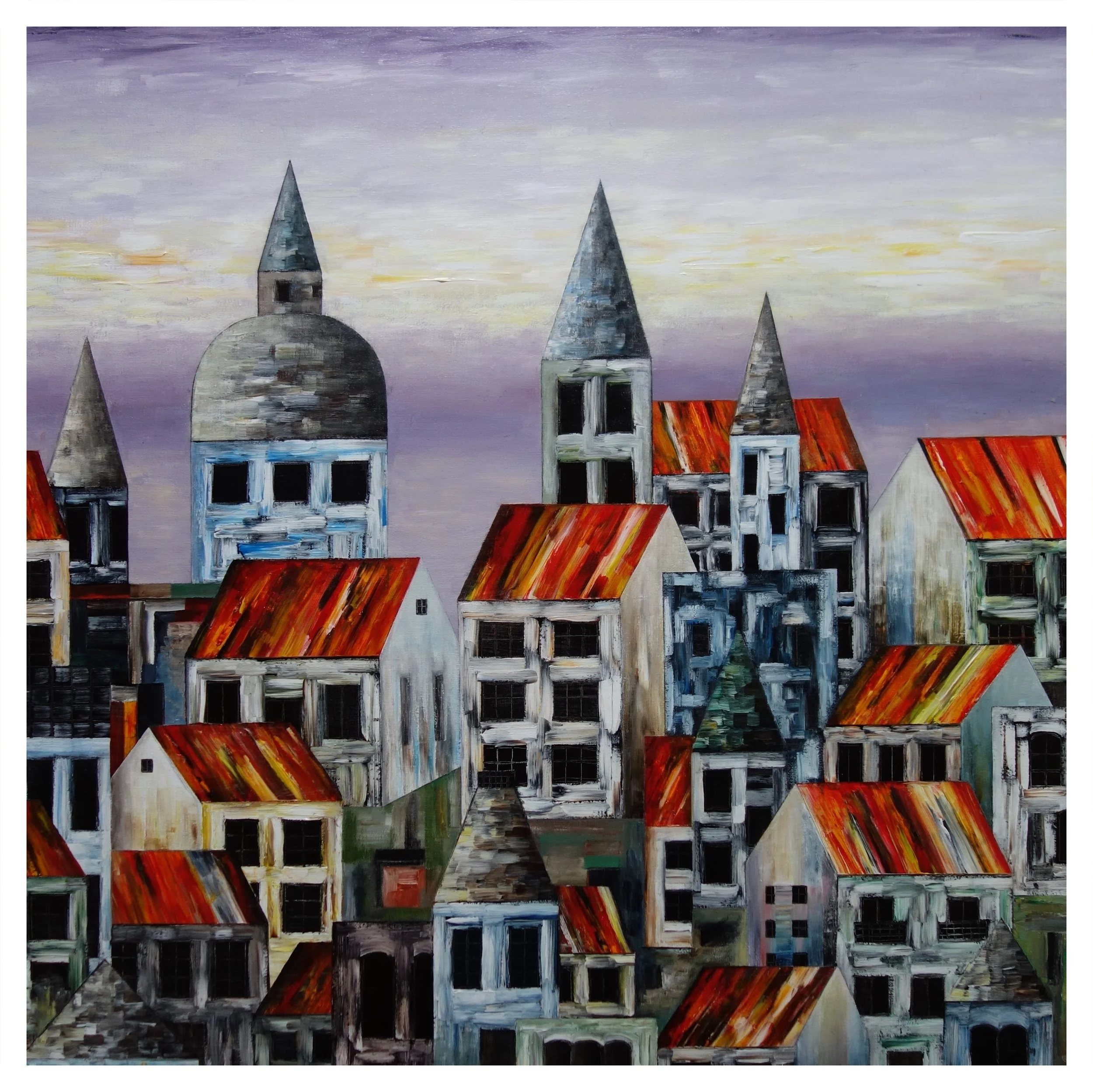 Square City - 100 x 100 cm