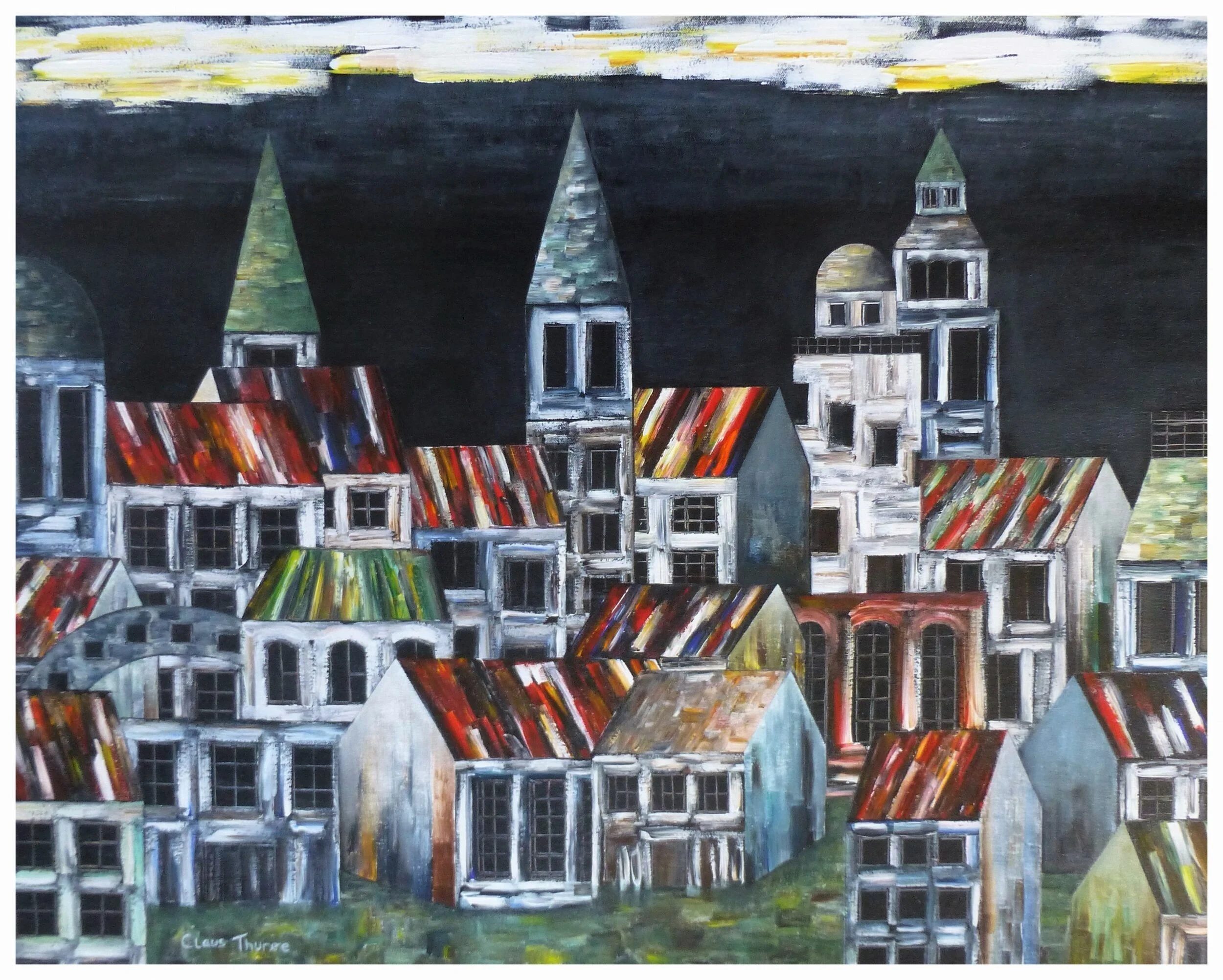 Dark City - 80 x 100 cm