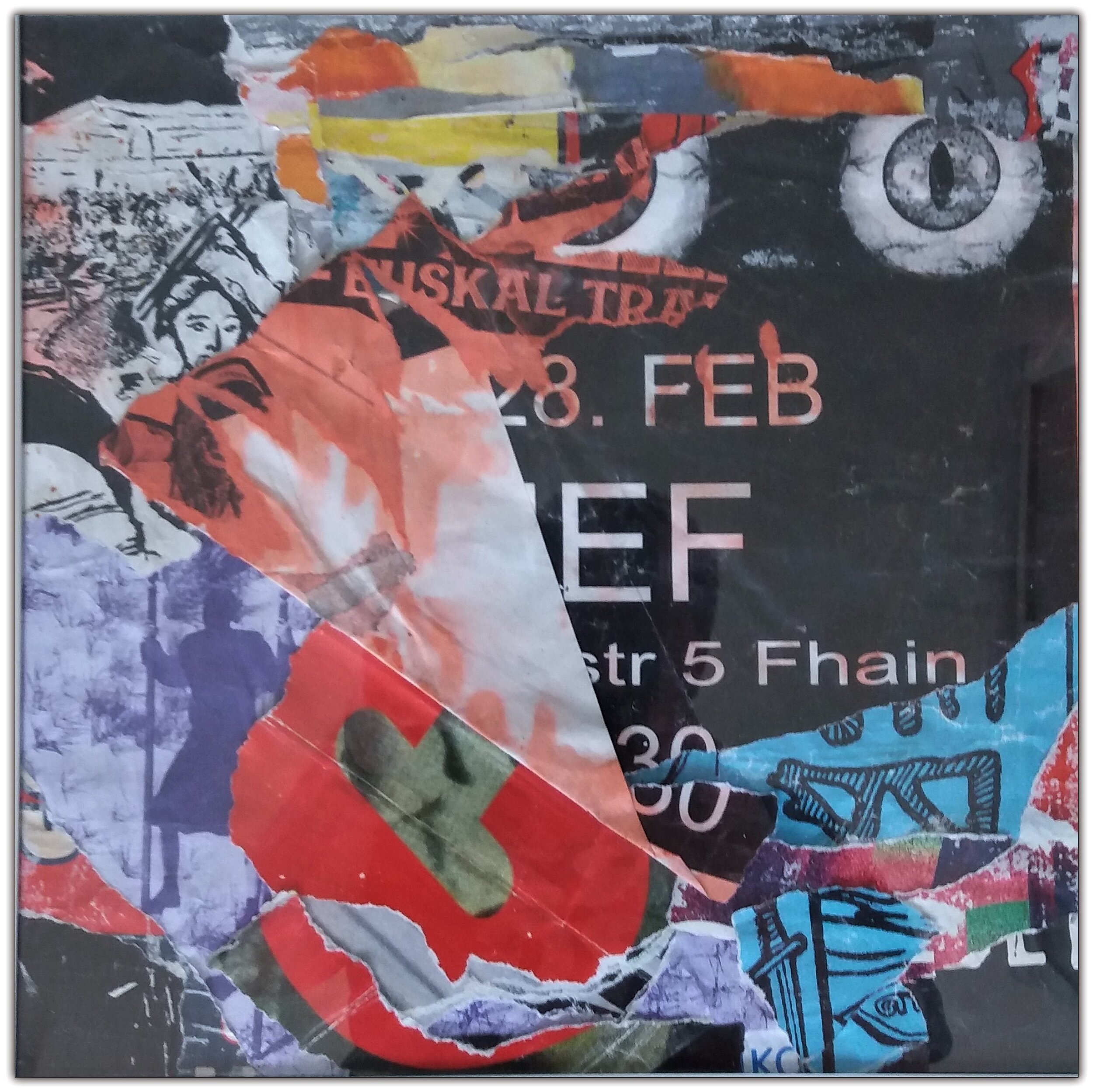 Street Poster Art - Berlin 2020 No. 4 - 32 x 32 cm