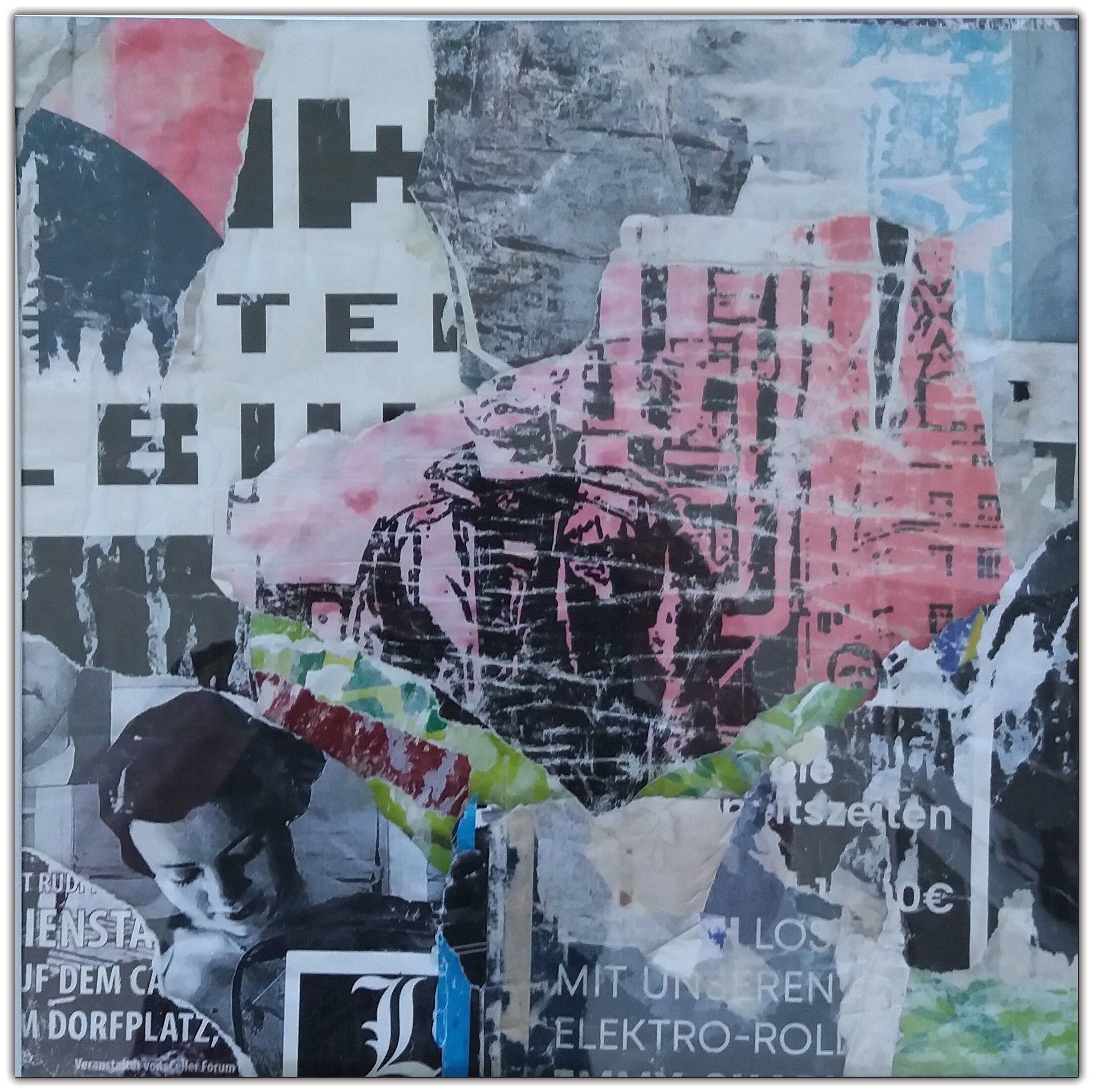 Street Poster Art - Berlin 2020 No 5. - 32 x 32 cm