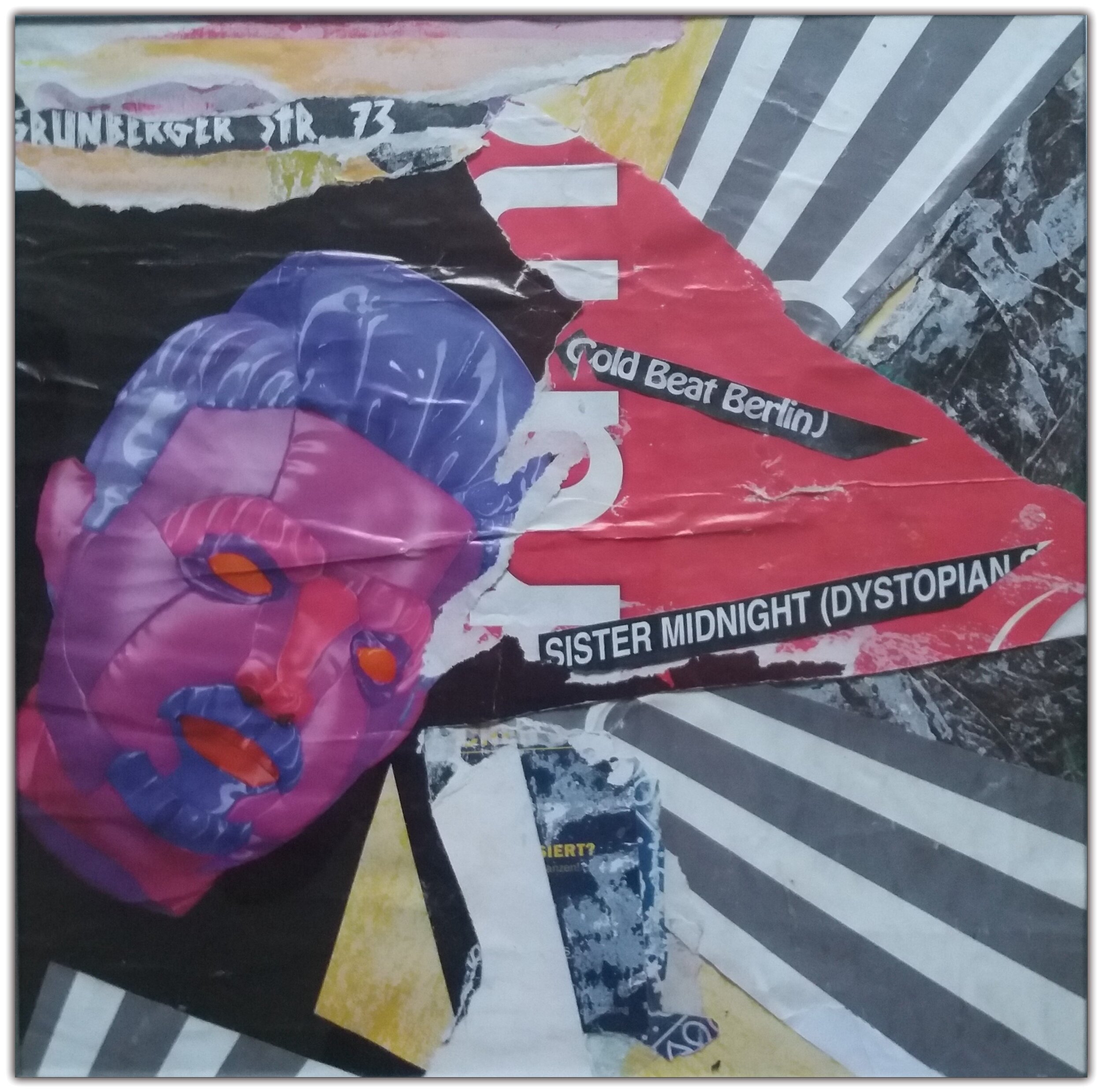 Street Poster Art - Berlin 2020 No 9. - 32 x 32 cm