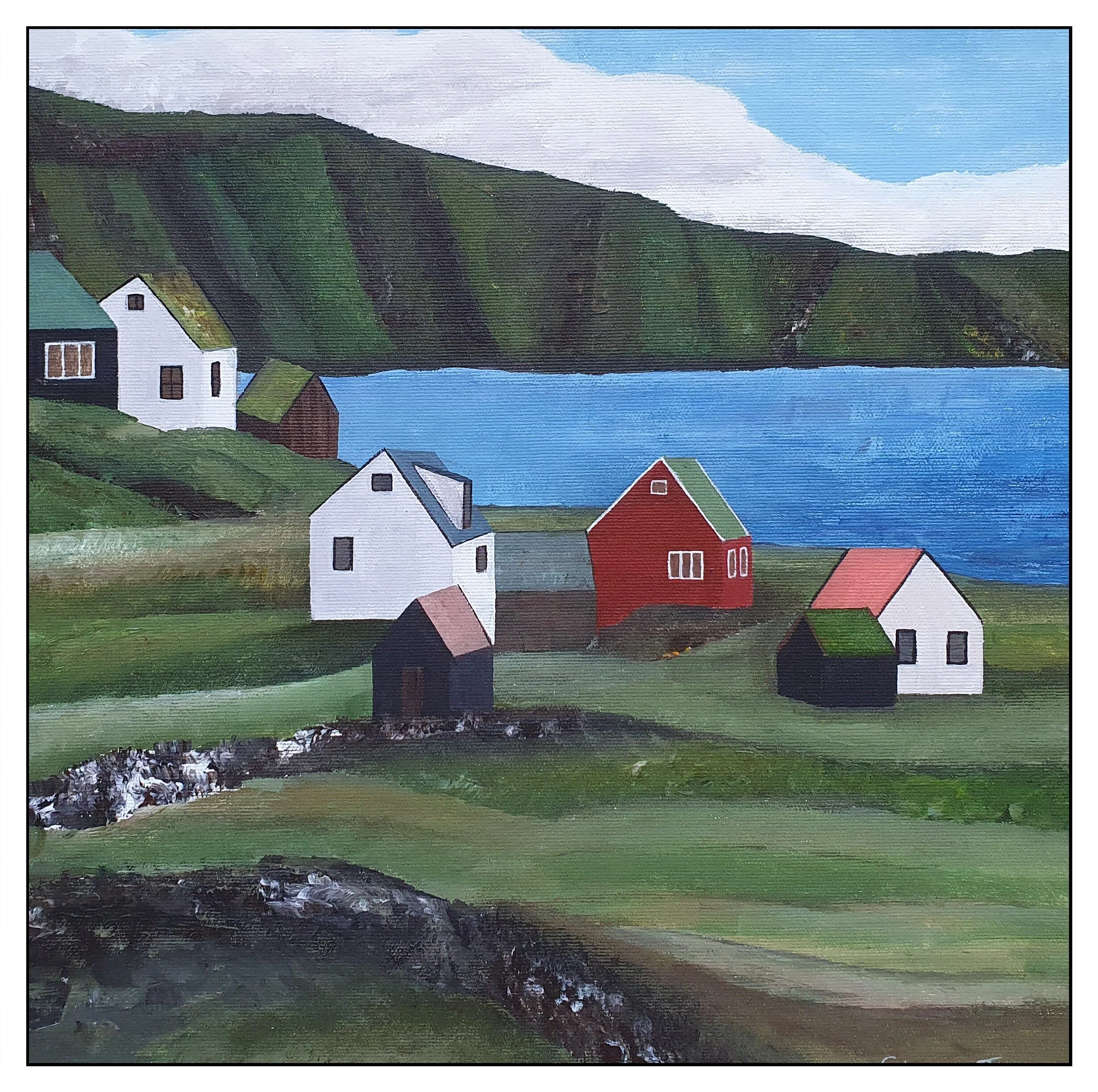 Østkysten - 40 x 40 cm