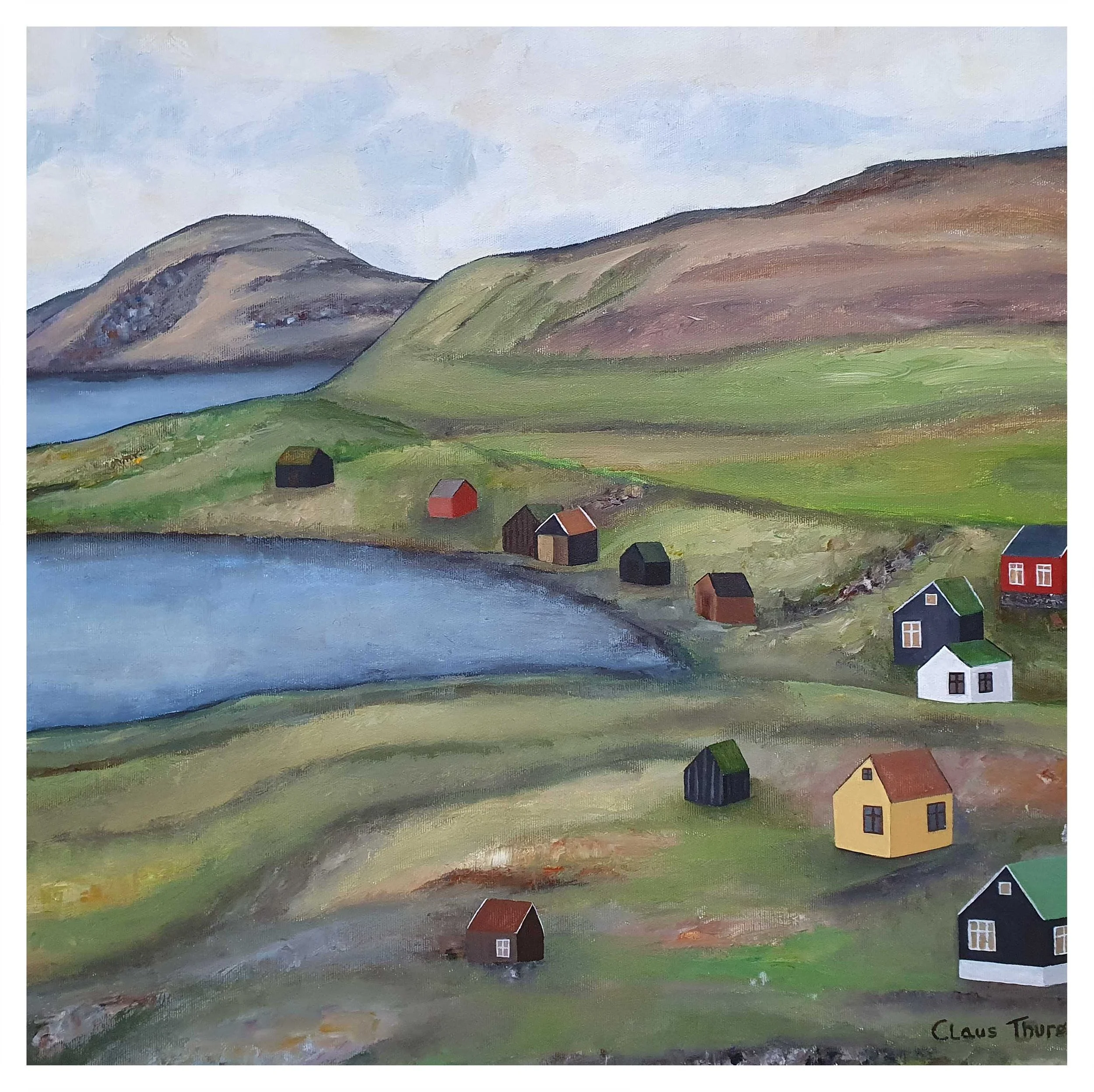 Østkysten - 60 x 60 cm