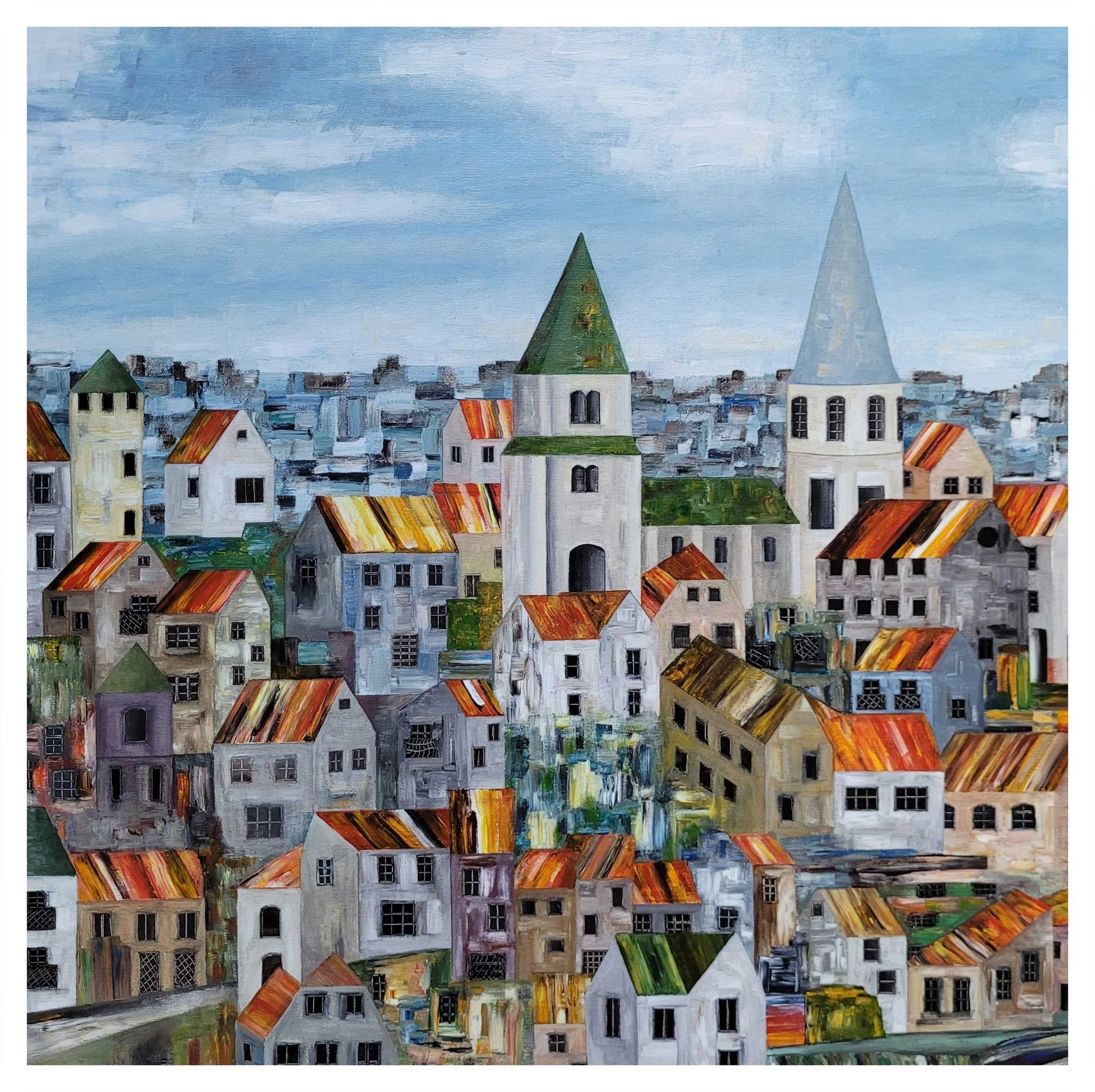 Conquest - 80 x 80 cm